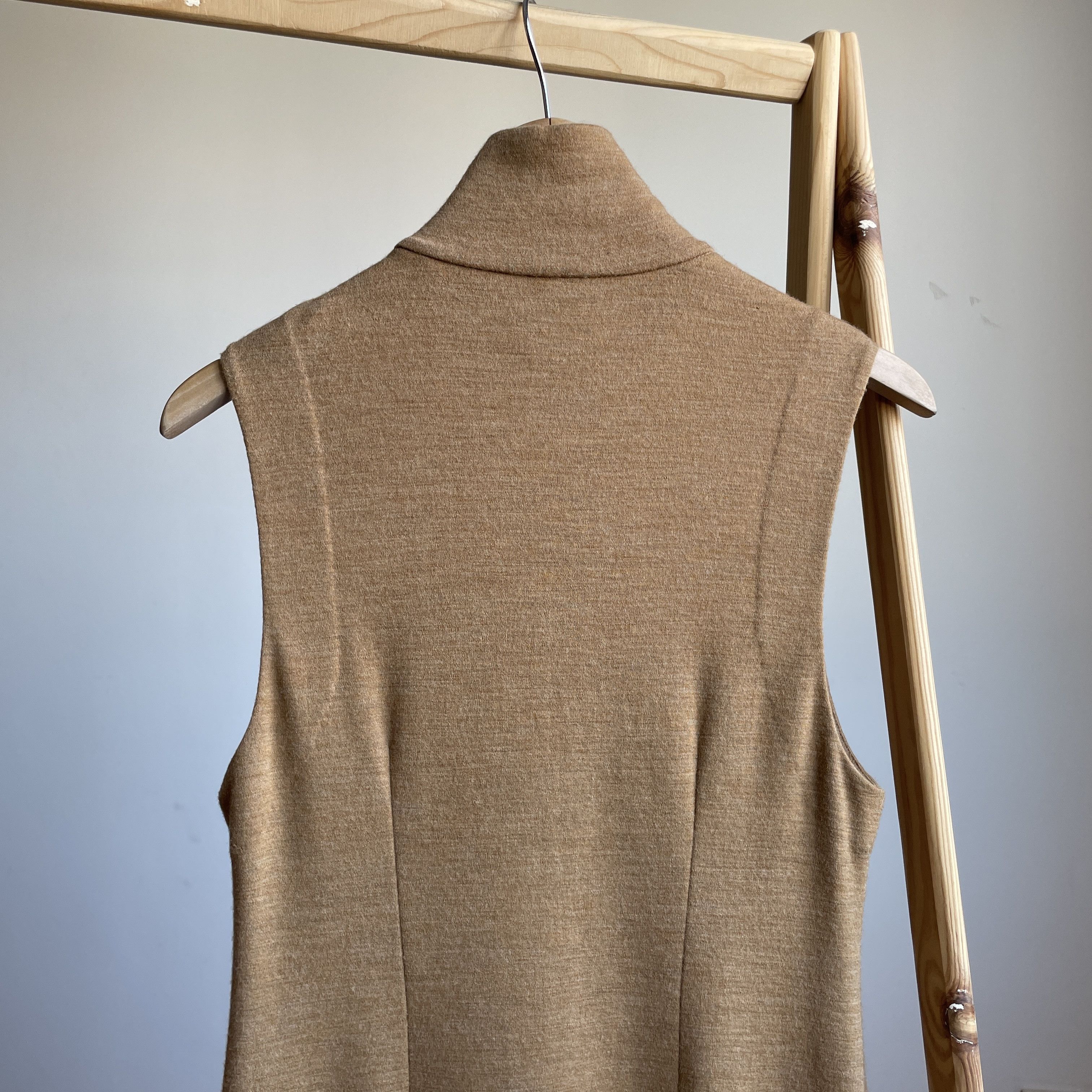 Polo Ralph Lauren Polo Ralph Lauren Pure Wool Mock Neck Sleeveless Dress Size L / US 10 / IT 46 - 4 Thumbnail