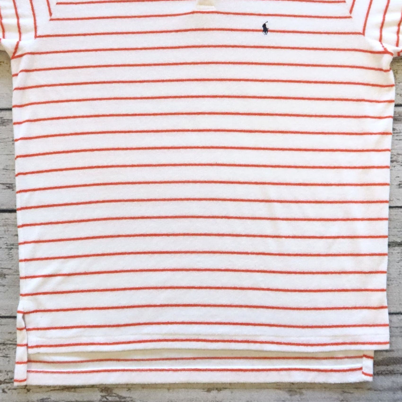 Ralph Lauren Vintage Polo Ralph Lauren French Terry Polo Shirt M Orange Mens Size US M / EU 48-50 / 2 - 3 Thumbnail