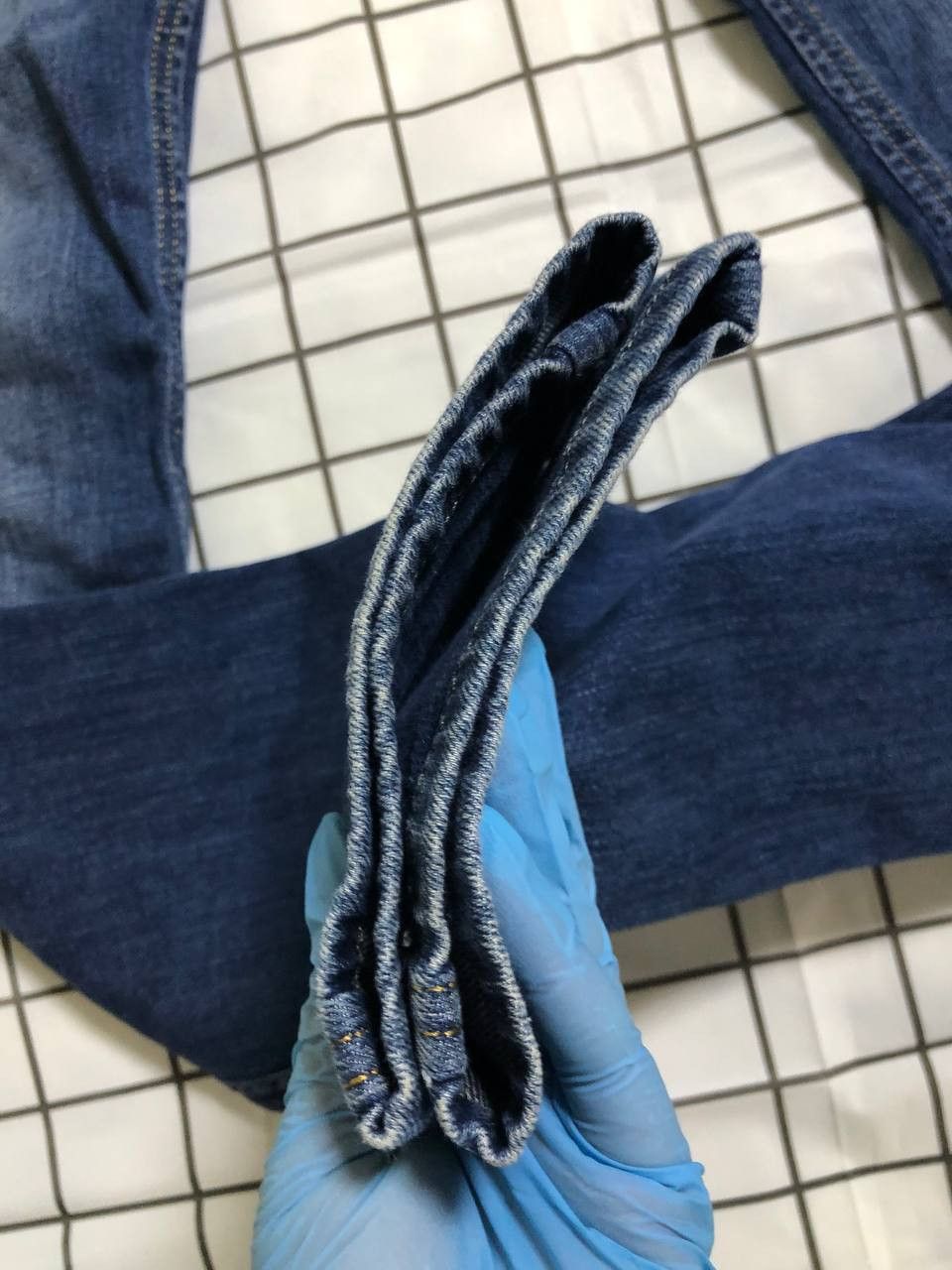 Diesel Diesel Thavar 0880G Faded Whiskered Denim Slim Jeans Size US 32 / EU 48 - 6 Thumbnail