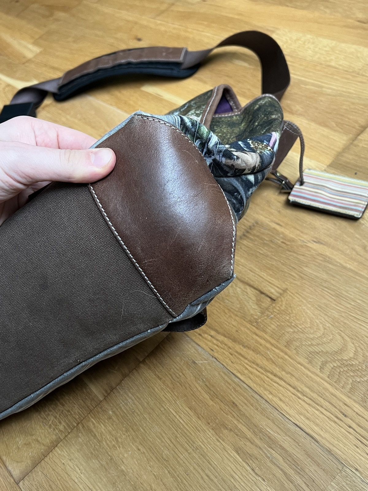 Paul Smith Paul Smith Mini Car &Rapha Cycling Team Cotton Leather Bag Size ONE SIZE - 5 Thumbnail