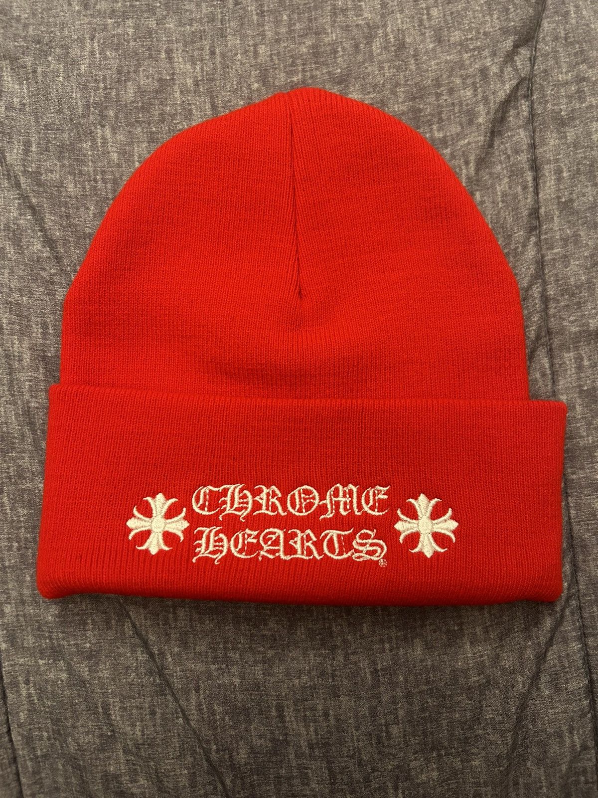Chrome Hearts Chrome Hearts Logo Beanie Size ONE SIZE - 1 Thumbnail