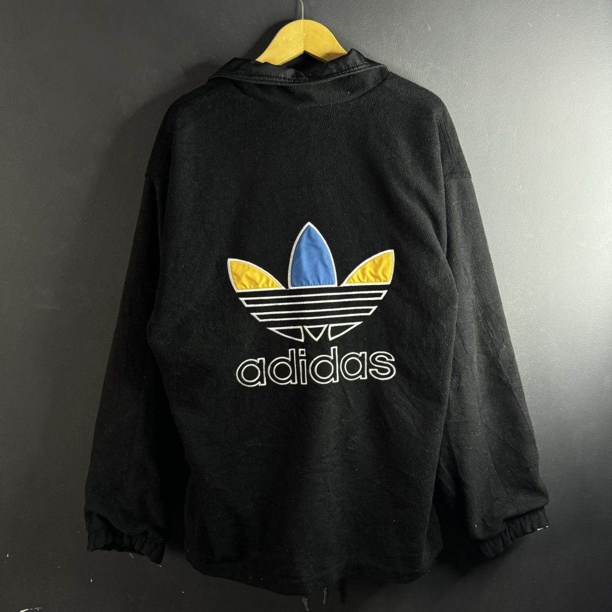 Adidas Vintage Adidas Big Trefoil Jacket Size US L / EU 52-54 / 3 - 5 Thumbnail