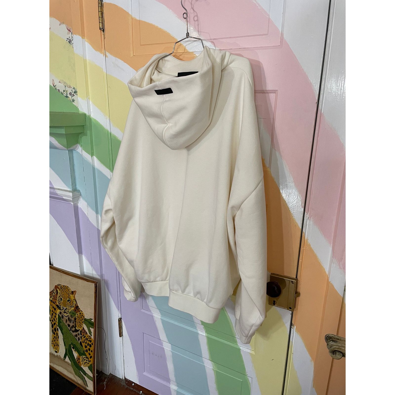 Fear of God Fear of God Essentials Cream Hoodie XXL Oversized hoodie Size US XXL / EU 58 / 5 - 3 Thumbnail