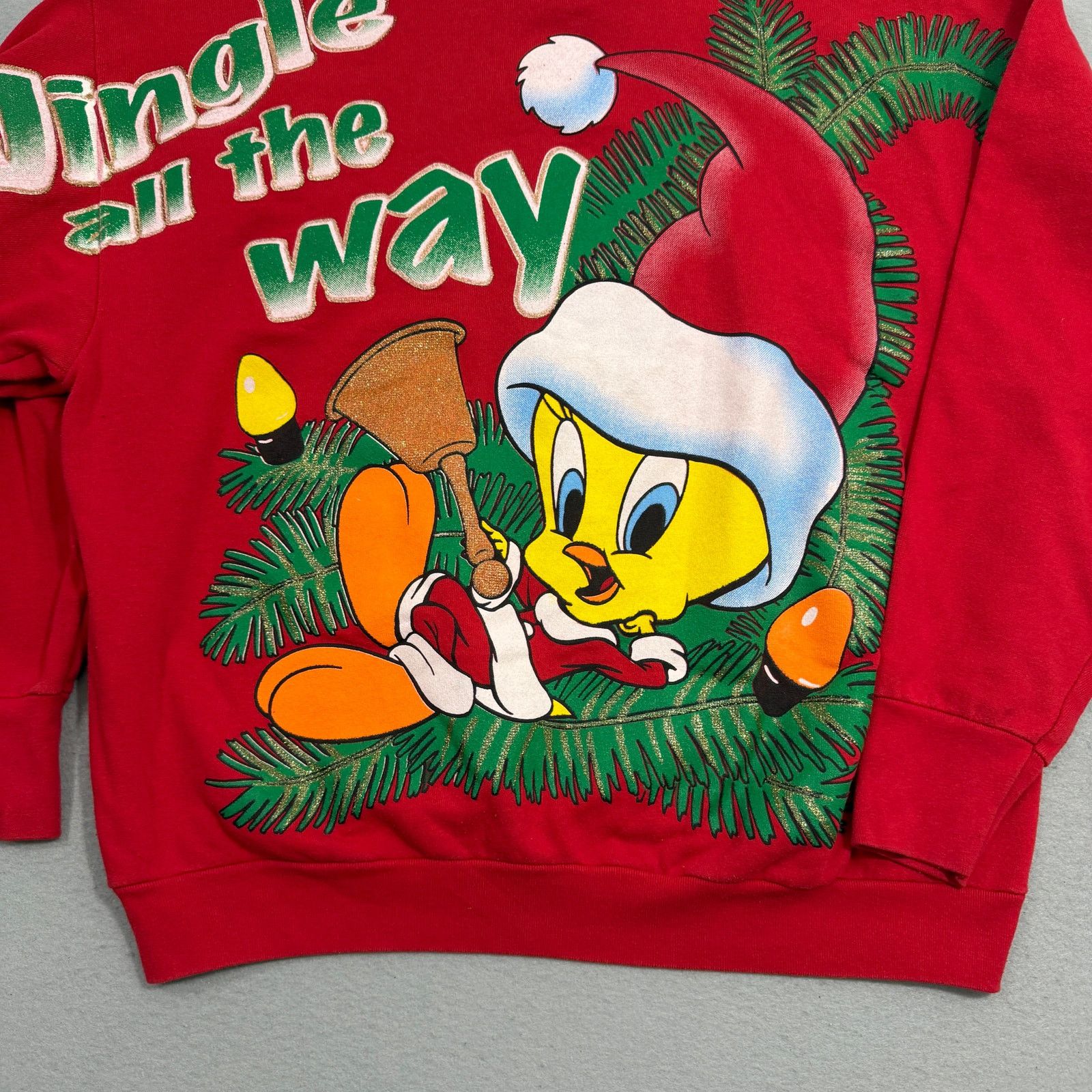Vintage Vintage Looney Tunes Tweety Bird Christmas Sweatshirt XL Size US XL / EU 56 / 4 - 2 Thumbnail