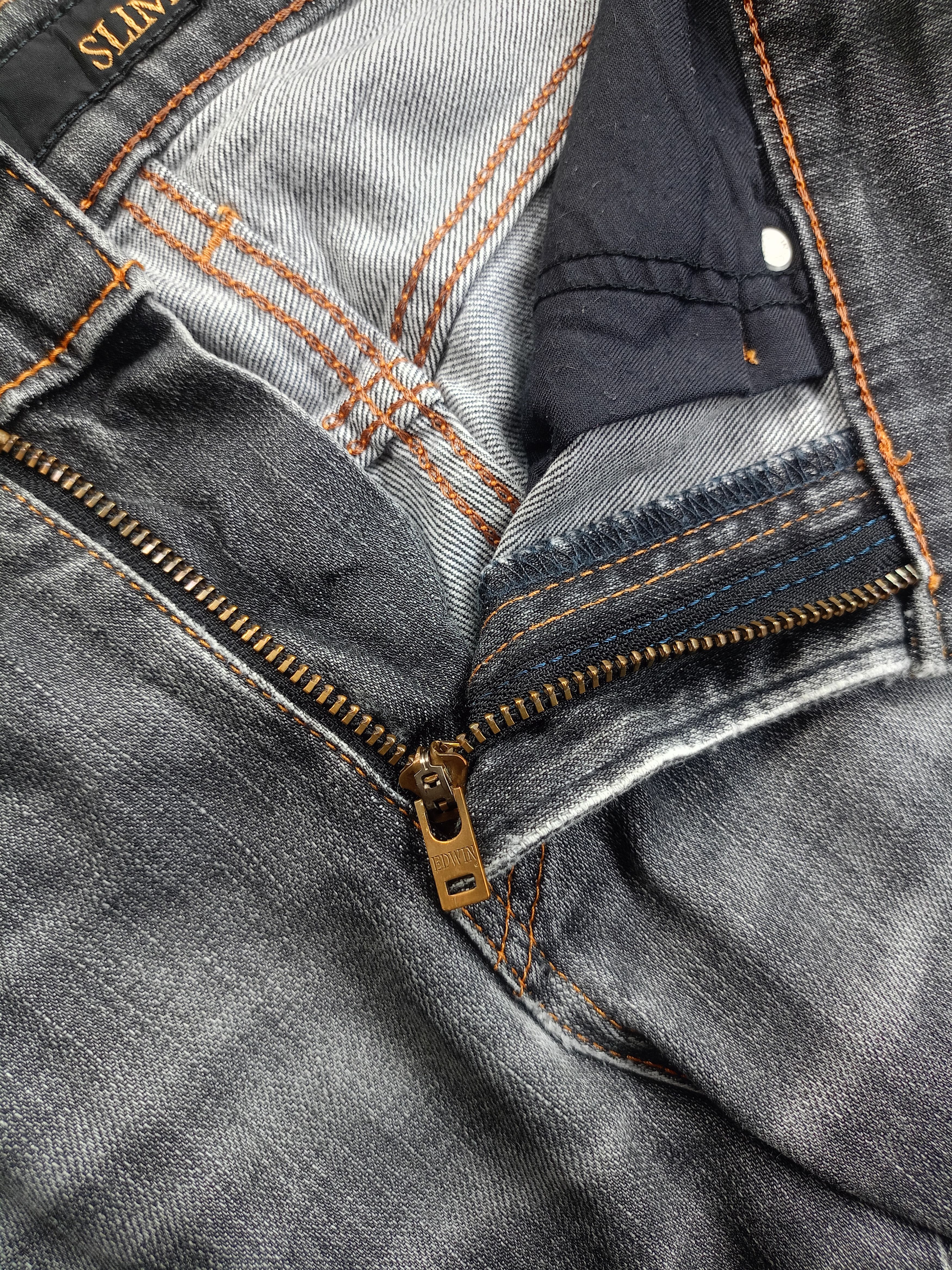 Edwin × Vintage EDWIN 503Zero Slim Fit Vintage Streetwear Denim Size US 30 / EU 46 - 8 Thumbnail