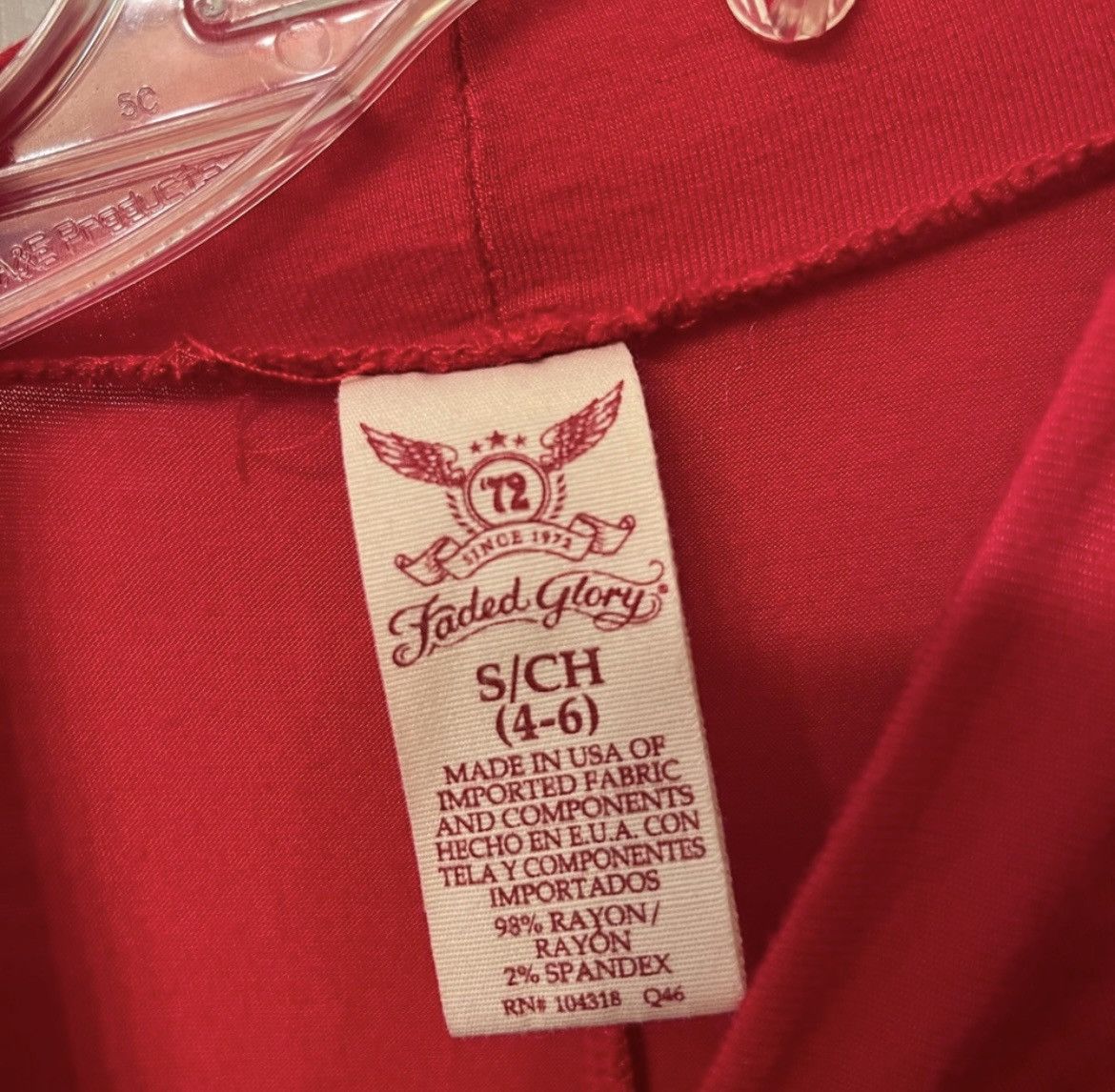Faded Glory Red-pink sleeveless dress Size S / US 4 / IT 40 - 2 Thumbnail