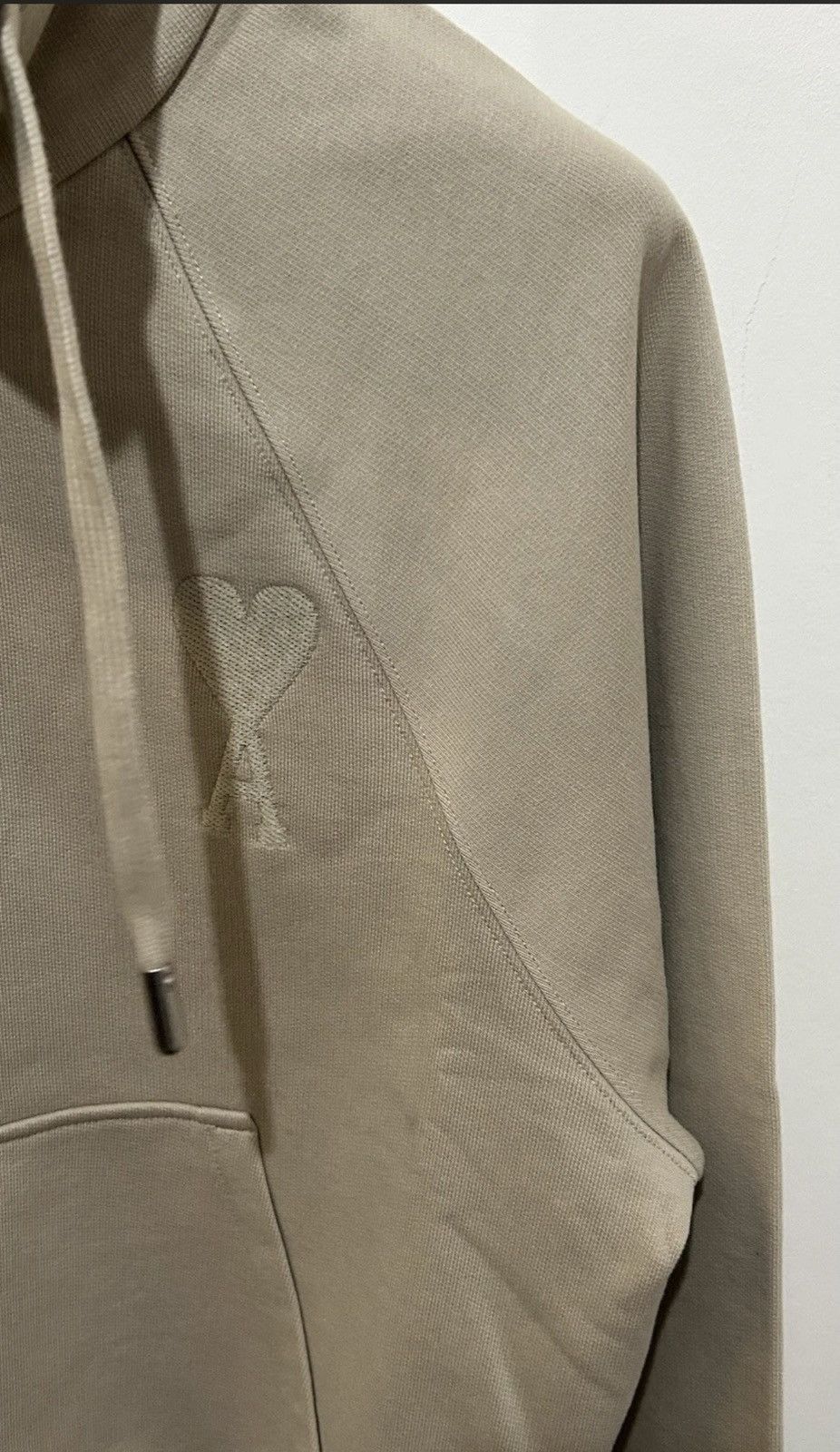 AMI Ami Paris Ami de Coeur Half-Zip Boxy Fit Sweatshirt Medium Size US M / EU 48-50 / 2 - 6 Thumbnail