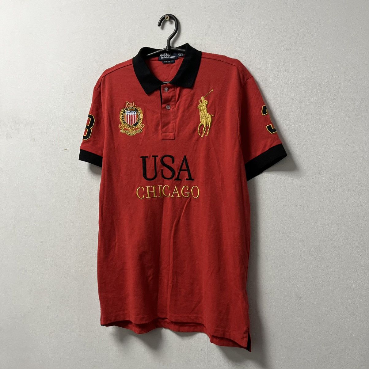Polo Ralph Lauren Vintage polo Ralph Lauren polo tshirt #3 Big Pony Size L Size US L / EU 52-54 / 3 - 7 Thumbnail