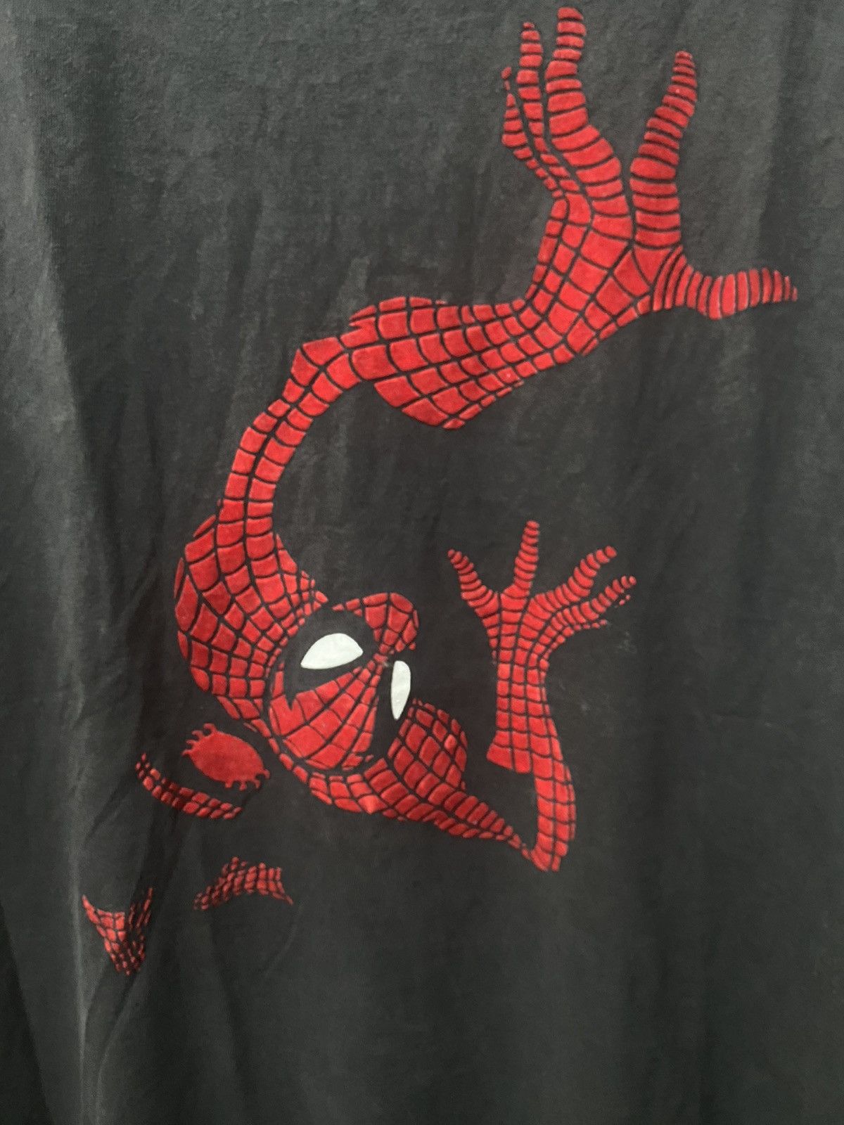 Marvel Comics × Vintage Vintage 90s Spiderman Shirt Batman Size US L / EU 52-54 / 3 - 6 Thumbnail
