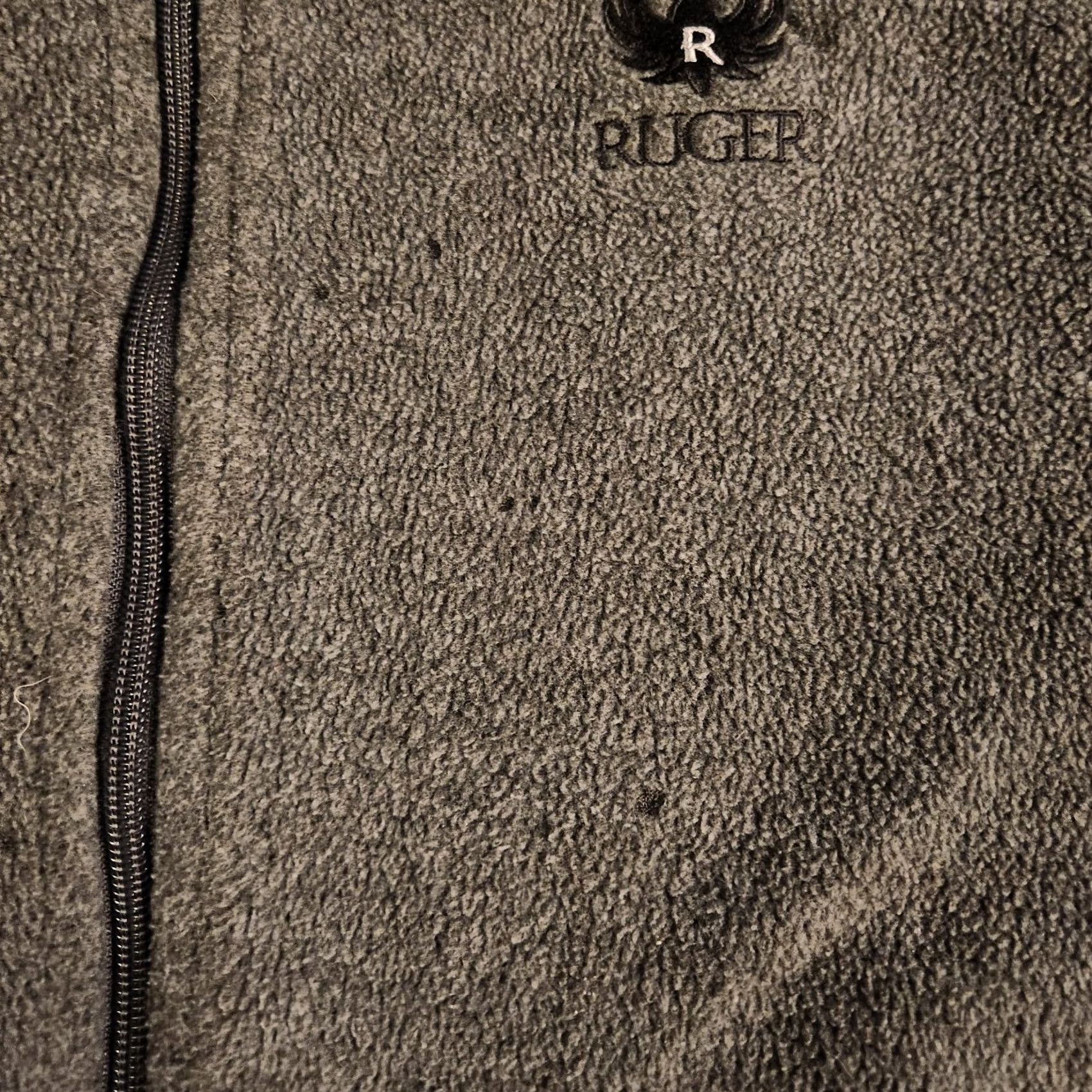 Logo 7 VINTAGE Ruger Firearms Fleece Vest Mens XL Gray Full Zip Embroidered Logo Size US XL / EU 56 / 4 - 7 Thumbnail