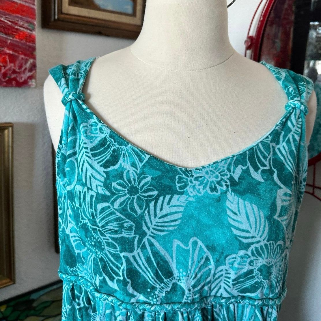 Other style&co green floral midi dress Size M / US 6-8 / IT 42-44 - 3 Thumbnail