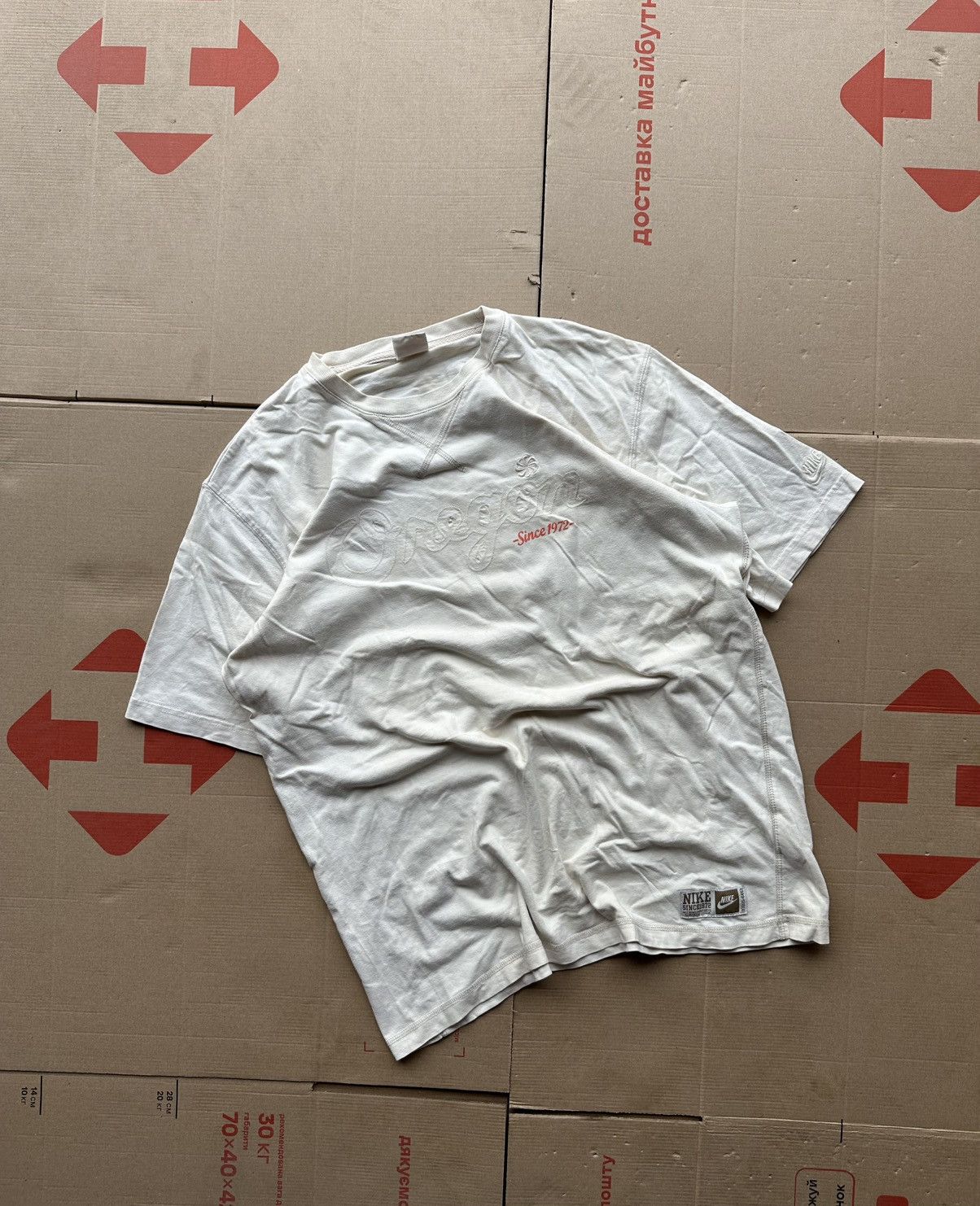 Nike × Vintage Vintage Nike Oregon 1999 T-Shirt Y2K Custom Distressed Size US XL / EU 56 / 4 - 1 Thumbnail