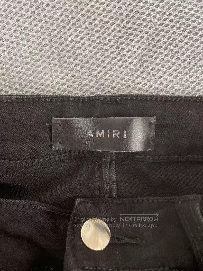 Amiri Amiri Ripped tight blue diamond ink design men's casual de Size US 32 / EU 48 - 2 Thumbnail