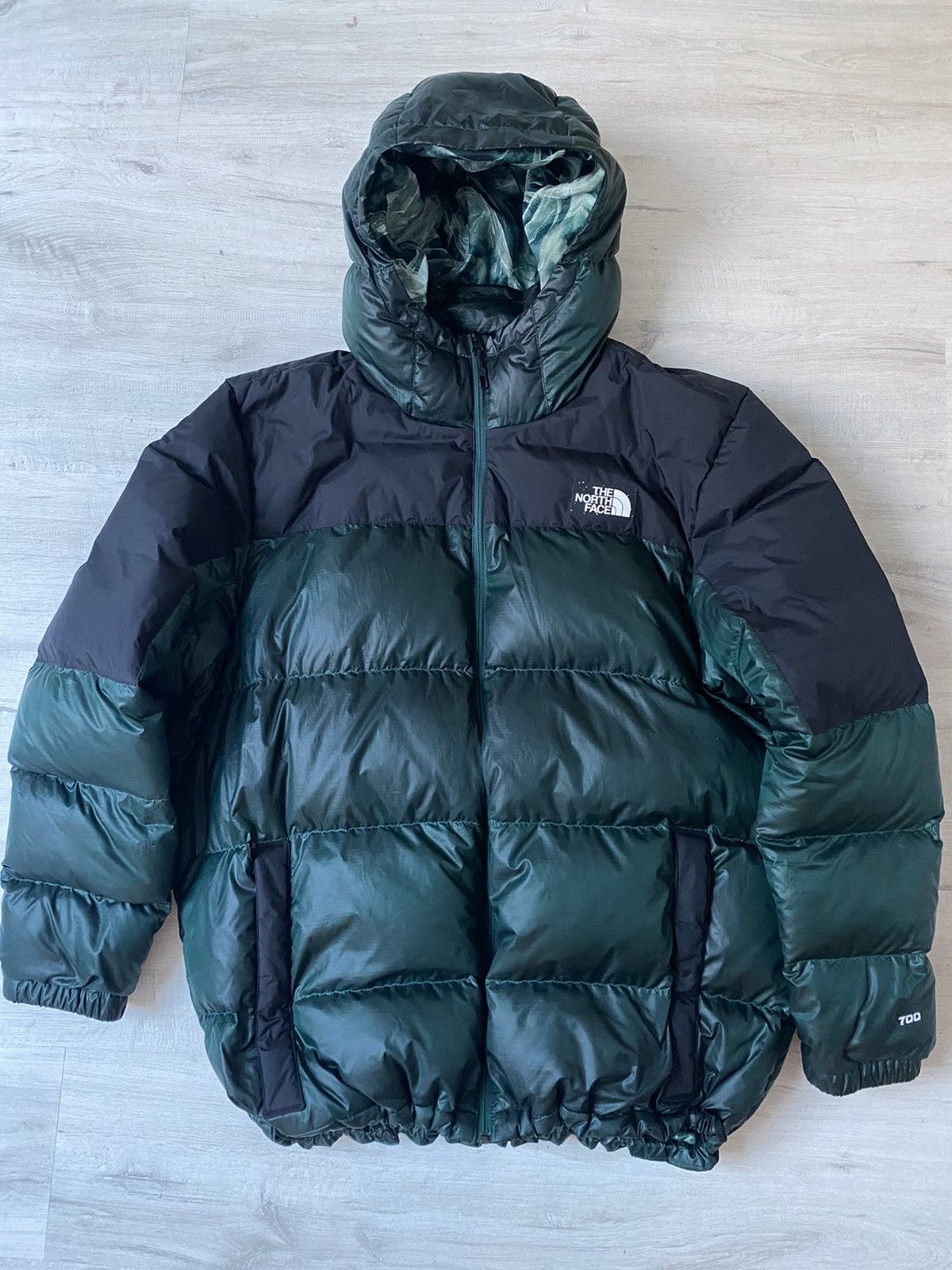 image of The North Face Diablo Down Jacket 700 in Green, Men's (Size 2XL)