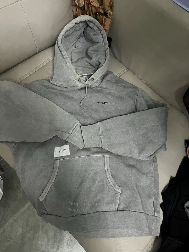 Wtaps Wtaps Gray Hooded Sweatshirt Size US L / EU 52-54 / 3 - 1 Thumbnail