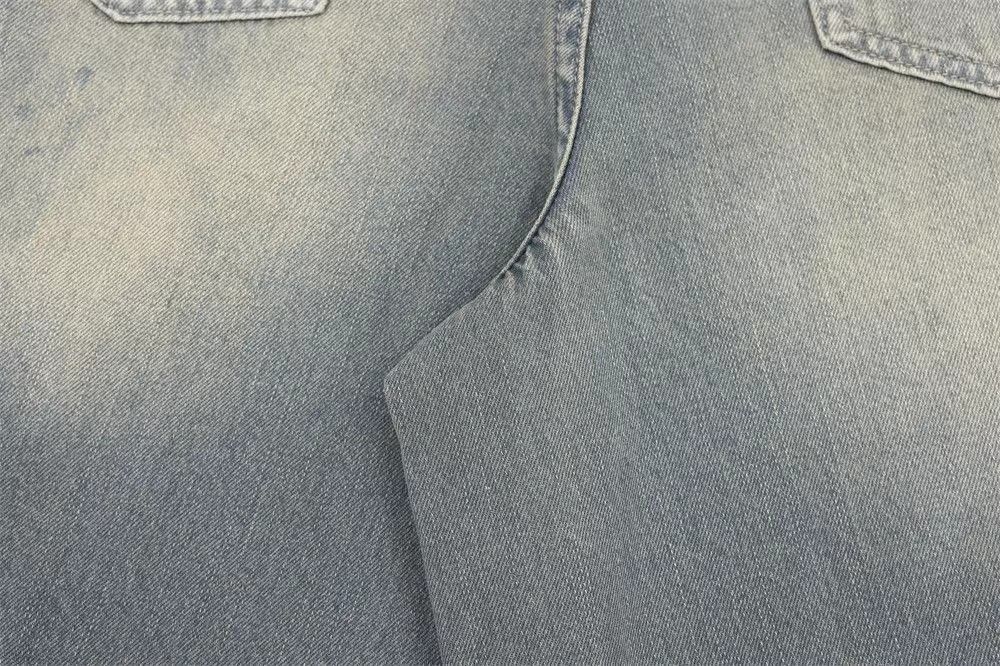 Japanese Brand × Jean Distressed washed men's wide-leg loose casual denim shorts Size US 32 / EU 48 - 6 Thumbnail