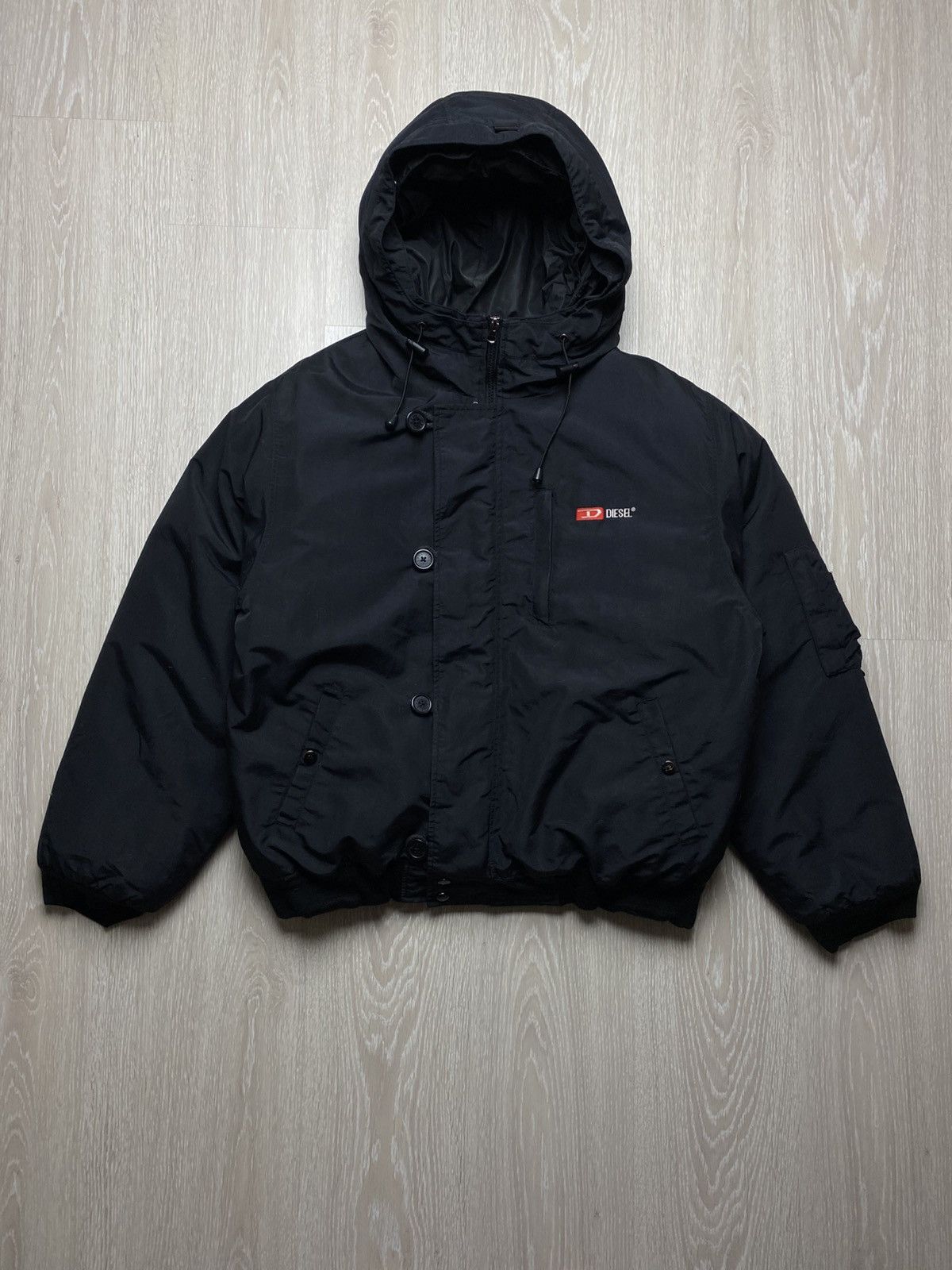 Diesel Vintage DIESEL Industry Jacket with Down Liner Size L Black Size US L / EU 52-54 / 3 - 1 Thumbnail