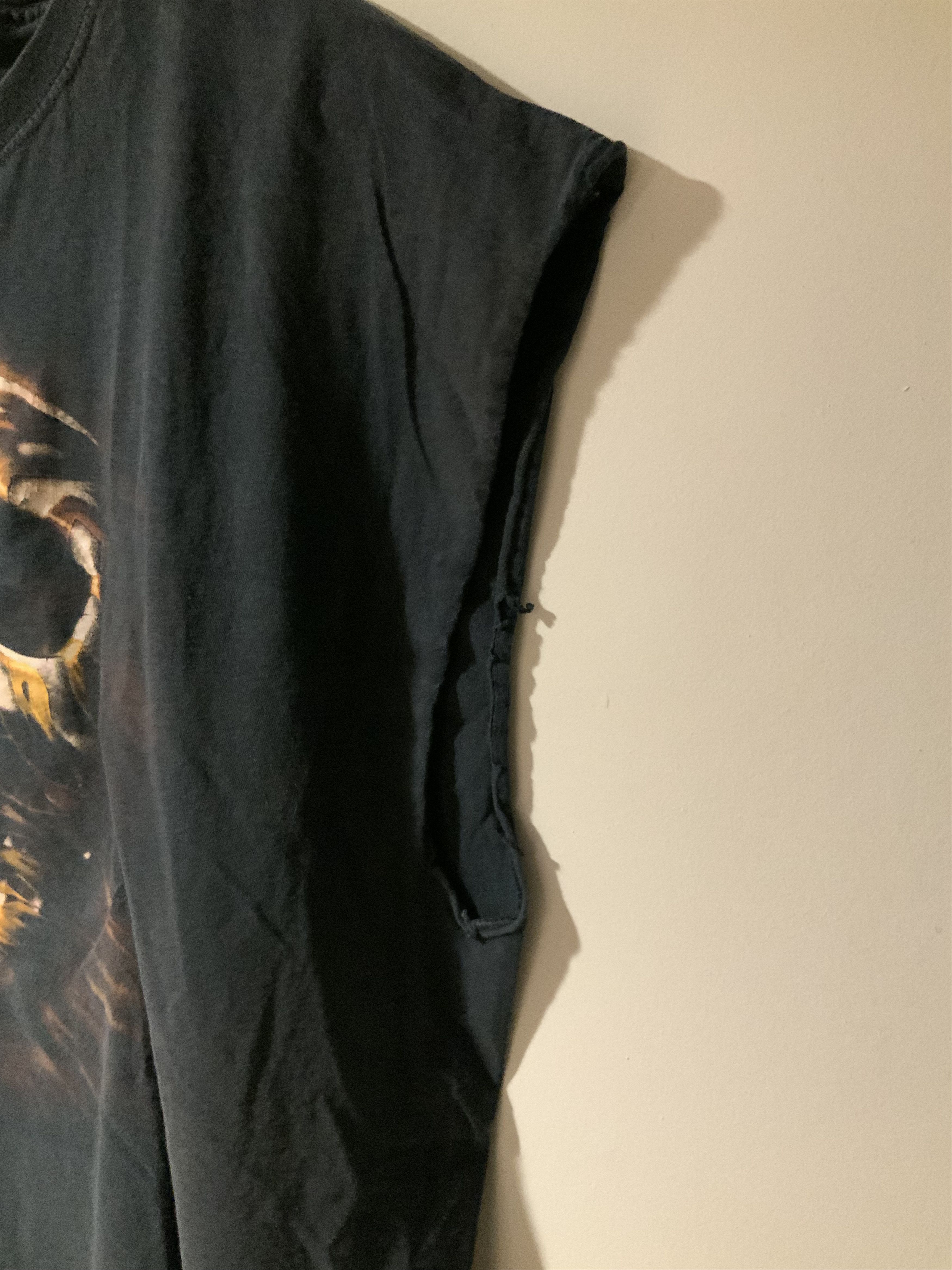 Affliction × Vintage Vintage Y2K Skull Skeleton Affliction Sleeveless T-shirt Size US XXL / EU 58 / 5 - 5 Thumbnail