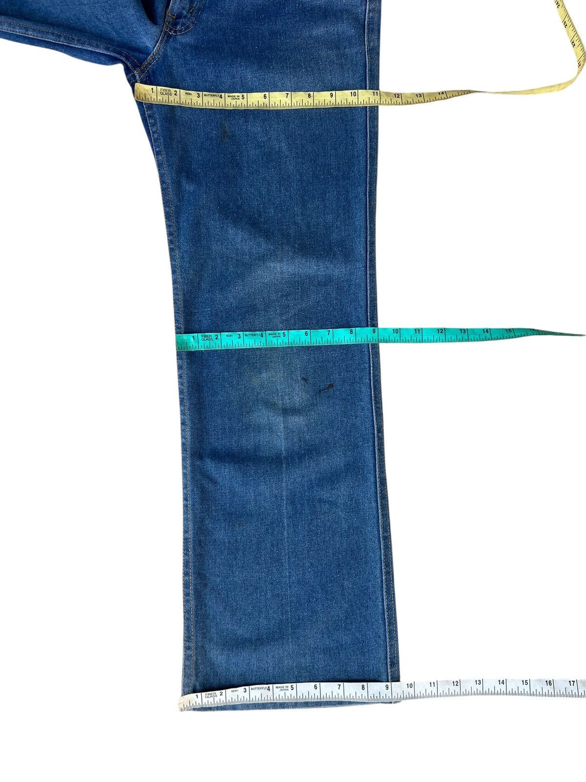 Levi's Vintage 70s Levi’s Movin On Jeans Blue Tab Flare Denim Jeans Size US 30 / EU 46 - 3 Thumbnail