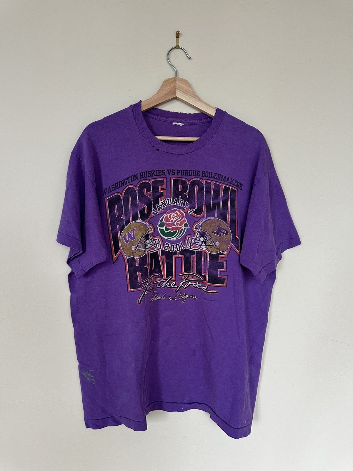 Logo Athletic × Vintage Vintage 2001 Logo Athletic Huskies Vs. Boiler Makers T-Shirt Size US XL / EU 56 / 4 - 3 Thumbnail