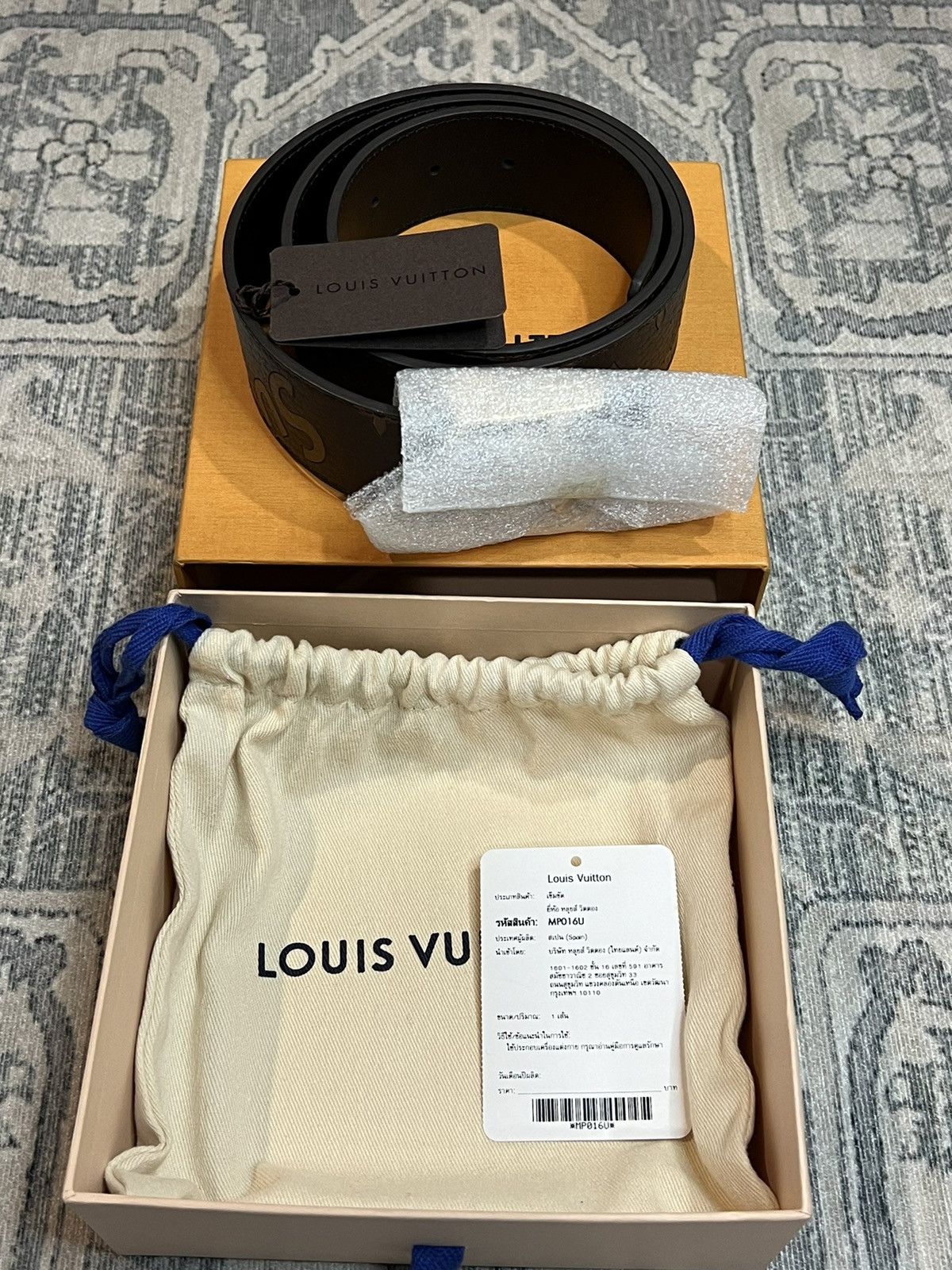 Louis Vuitton × Supreme Supreme x Louis Vuitton belt Size 32 - 10 Thumbnail