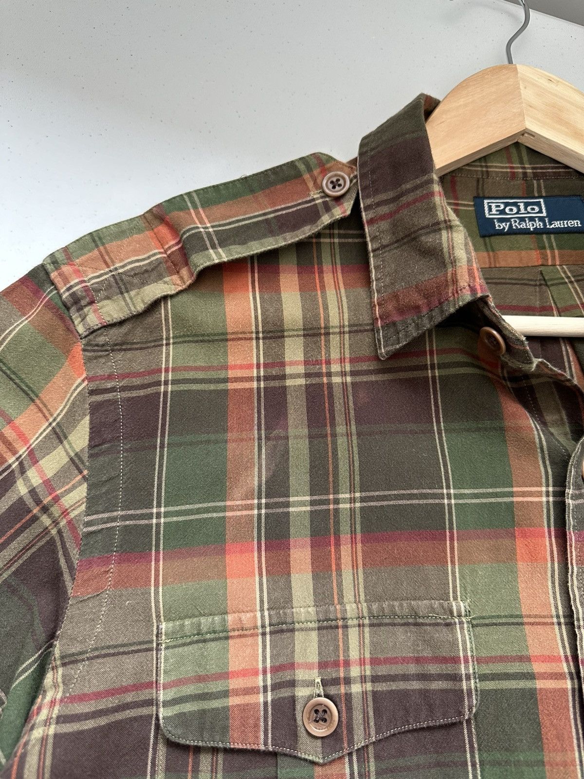Polo Ralph Lauren × Vintage Vintage Y2k Polo Ralph Lauren Check Button Up Shirt Size US L / EU 52-54 / 3 - 12 Thumbnail
