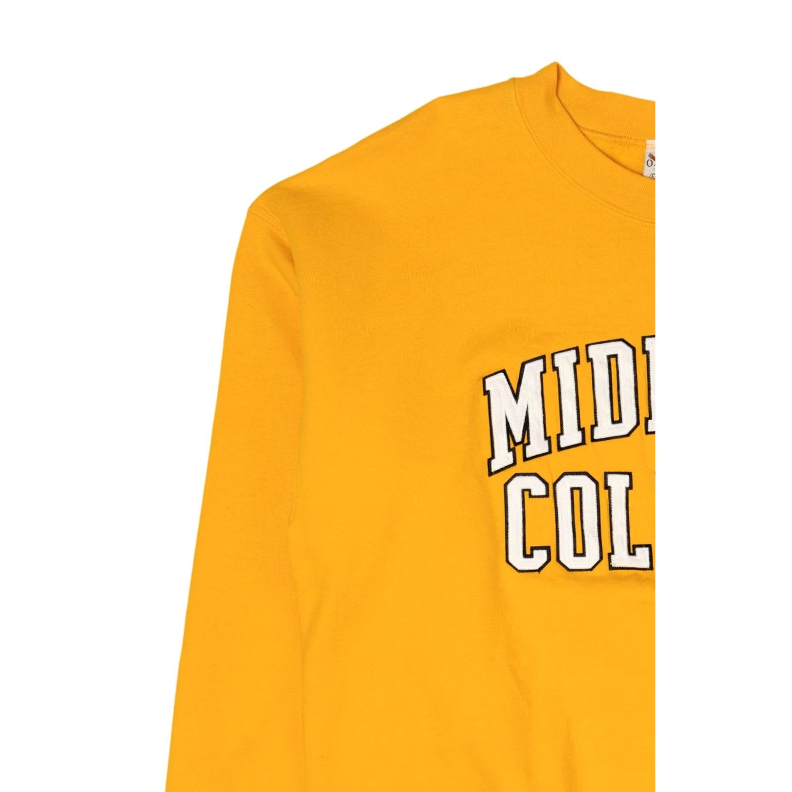 Vintage VINTAGE Yellow Midland College Sweatshirt Large 2000s Oarsman Cotton Polyester Size US L / EU 52-54 / 3 - 7 Thumbnail