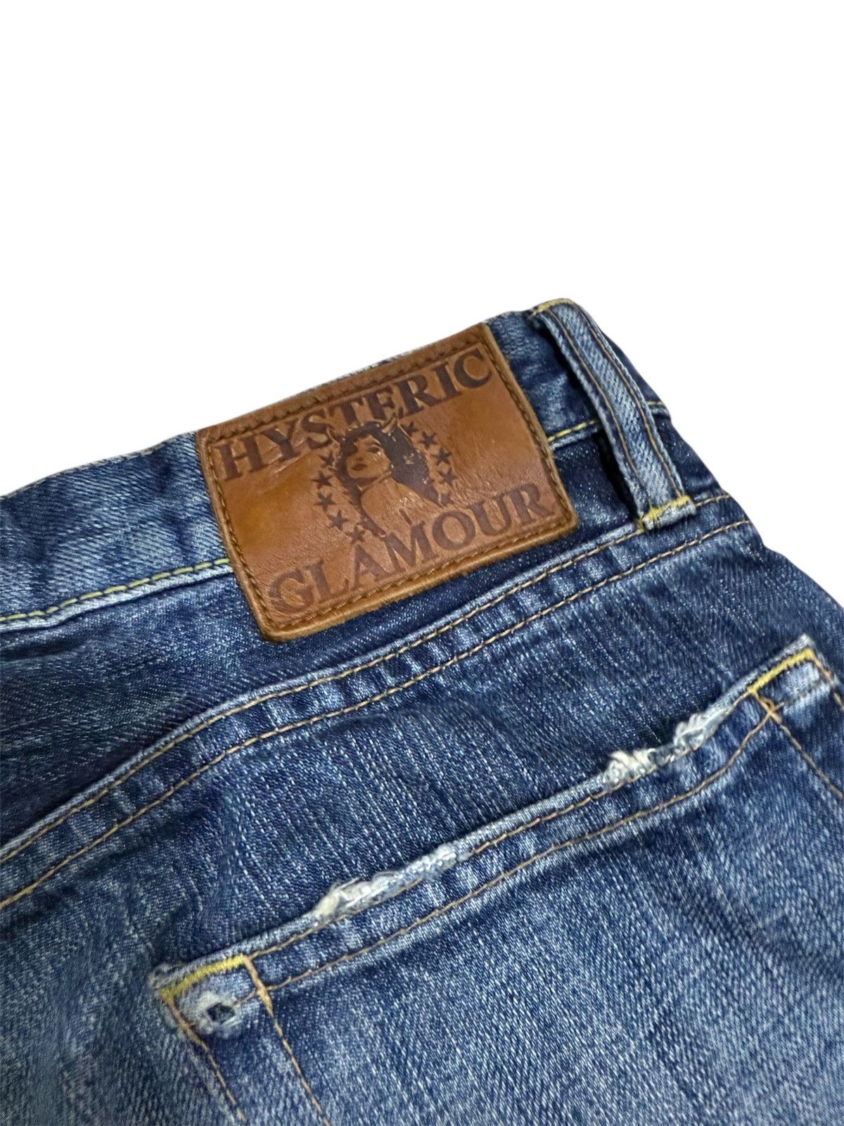 Hysteric Glamour HYSTERIC GLAMOUR DISTRESSED STYLE JEANS Size US 30 / EU 46 - 8 Thumbnail