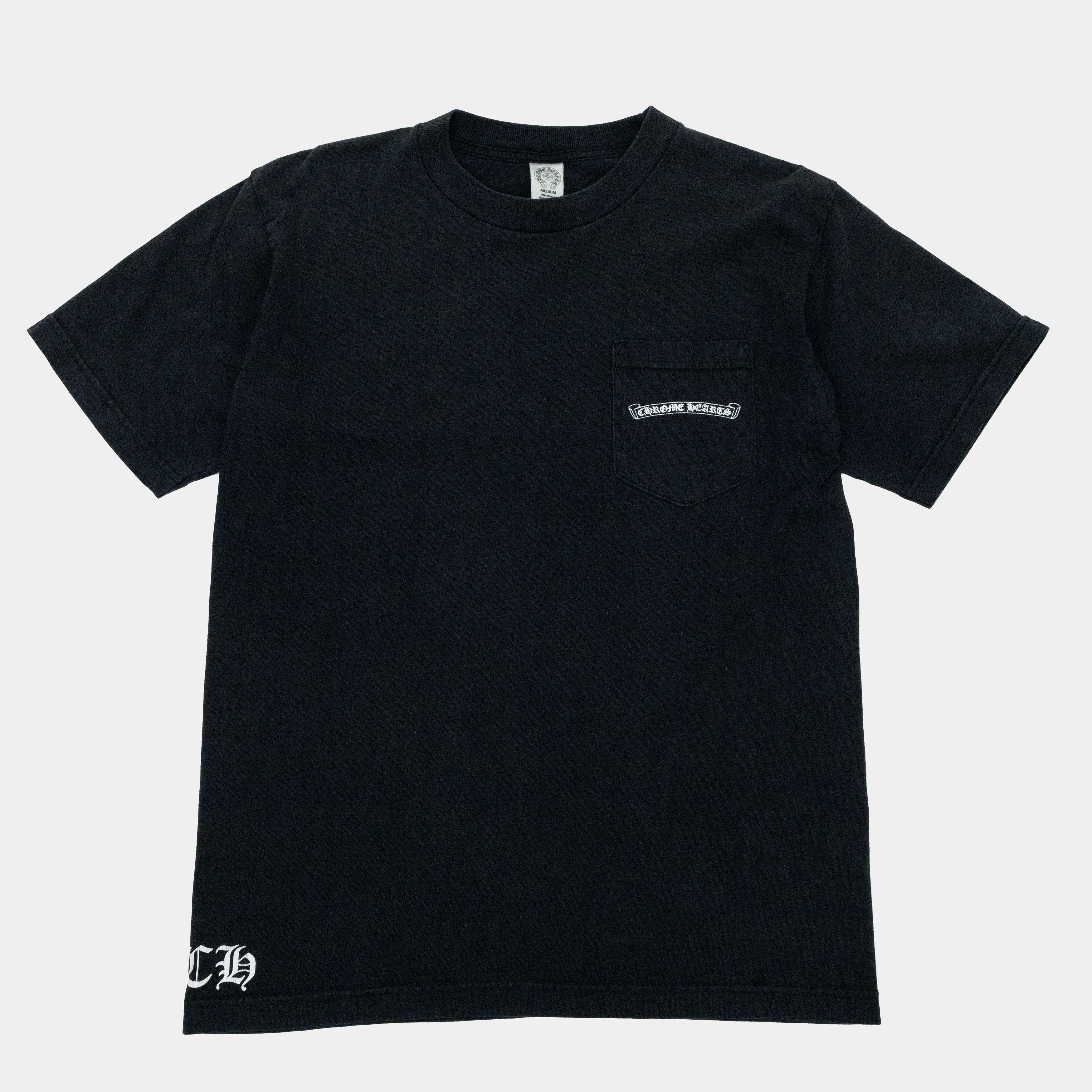 Chrome Hearts Chrome Hearts Matty Boy Shoulder Logo T-Shirt