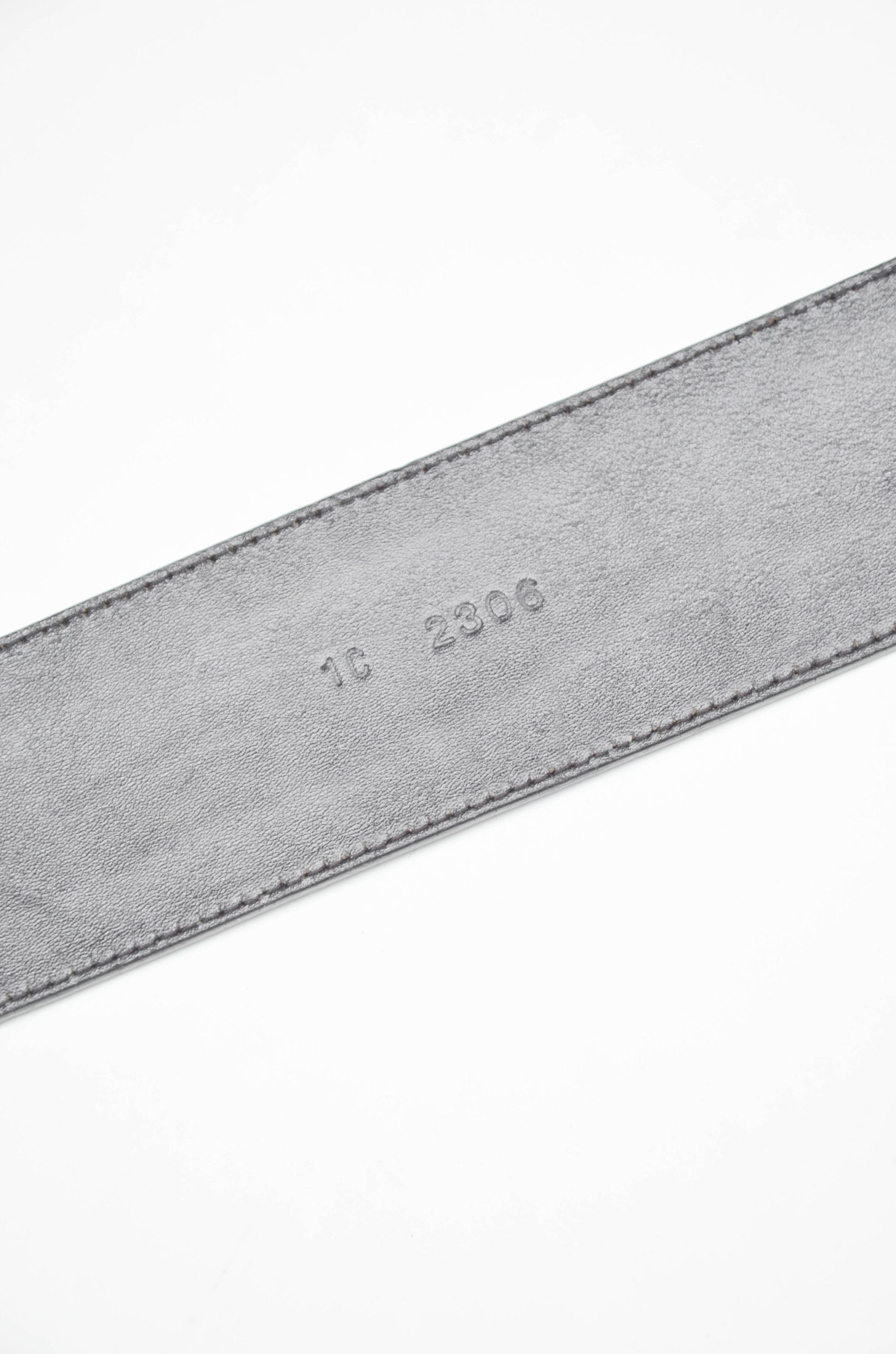 Prada Prada Women’s Crocodile Embossed Brown Leather Belt 75/30 Size ONE SIZE - 5 Thumbnail