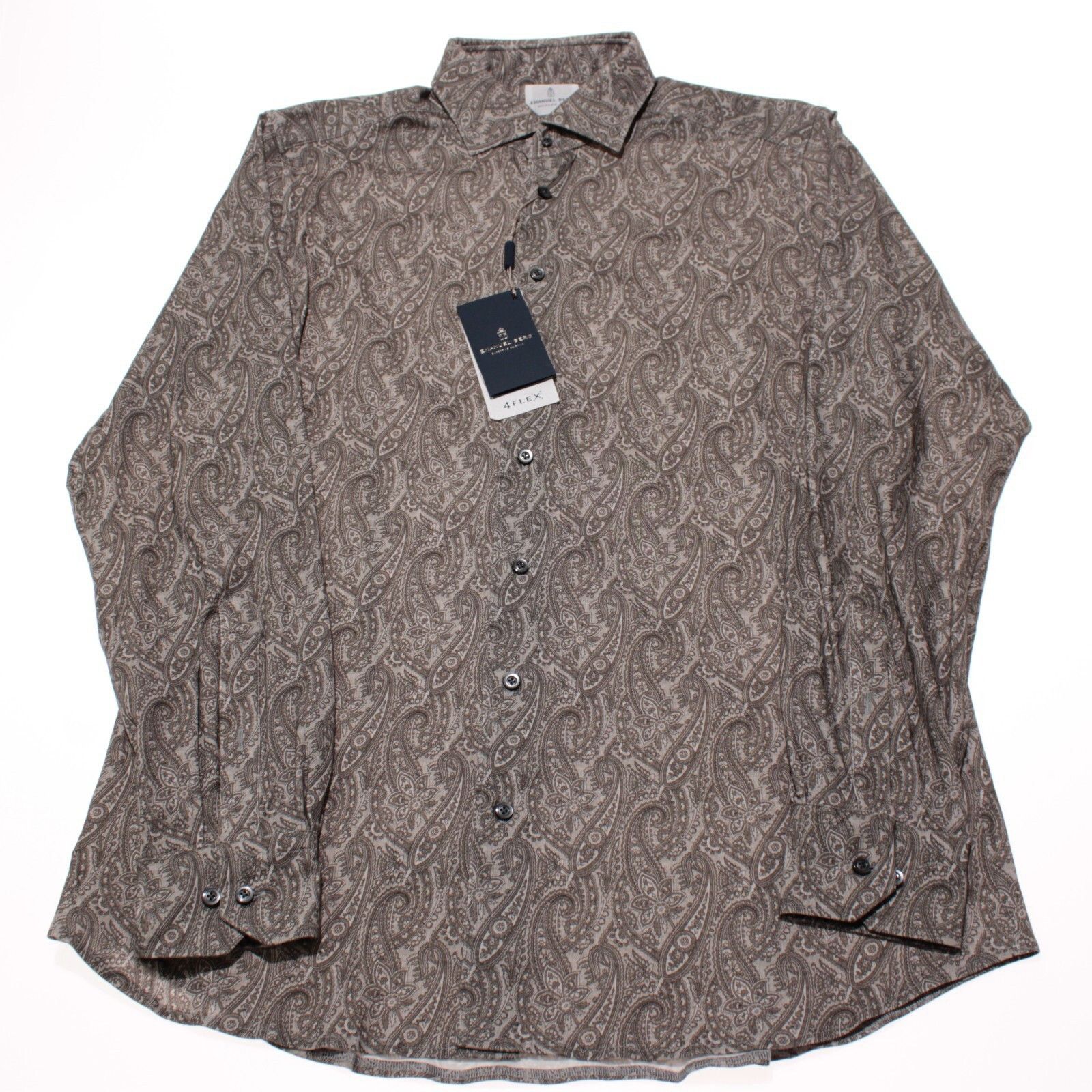 Other Emanuel Berg New with tags Shirt Size L US In Brown Size US L / EU 52-54 / 3 - 3 Thumbnail