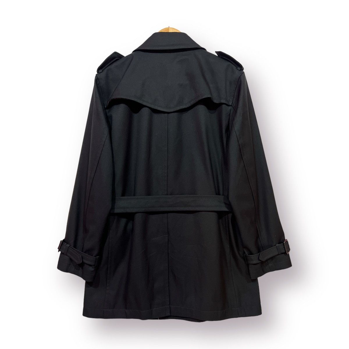 Japanese Brand × Other 🔥 DOUBLE BREASTED JAPANESE THEMESPOINT TRENCH COAT - M Size US S / EU 44-46 / 1 - 11 Thumbnail