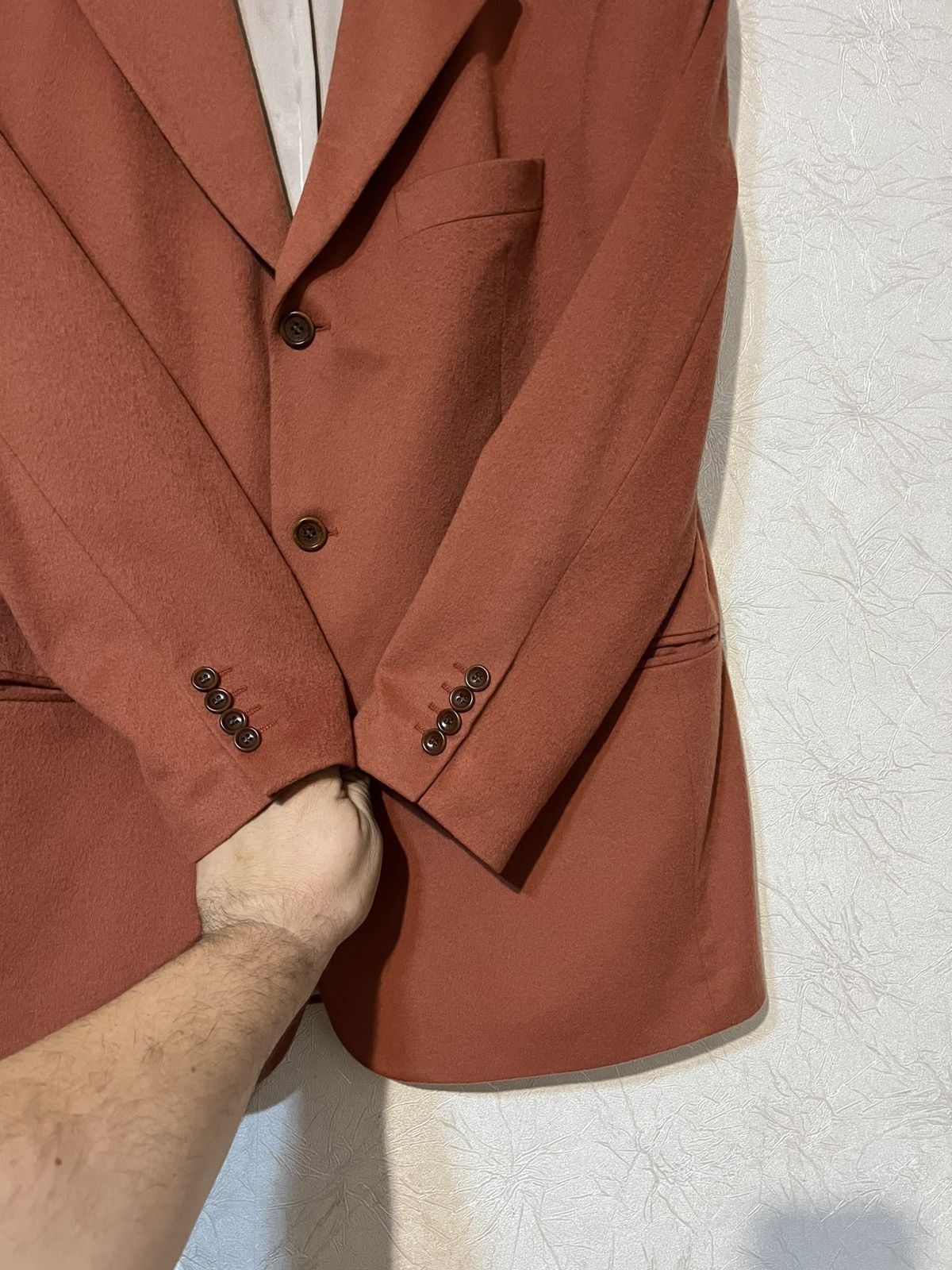 Hugo Boss Hugo Boss ing Loro Piana Vintage Wool Cashmere Blazer Jacket Size 46R - 5 Thumbnail