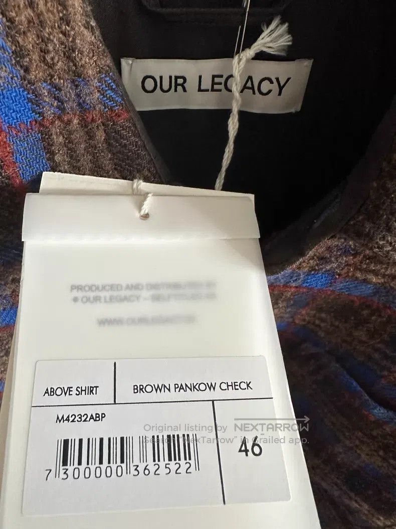 Our Legacy Our Legacy Plaid Shirt Size US S / EU 44-46 / 1 - 3 Thumbnail