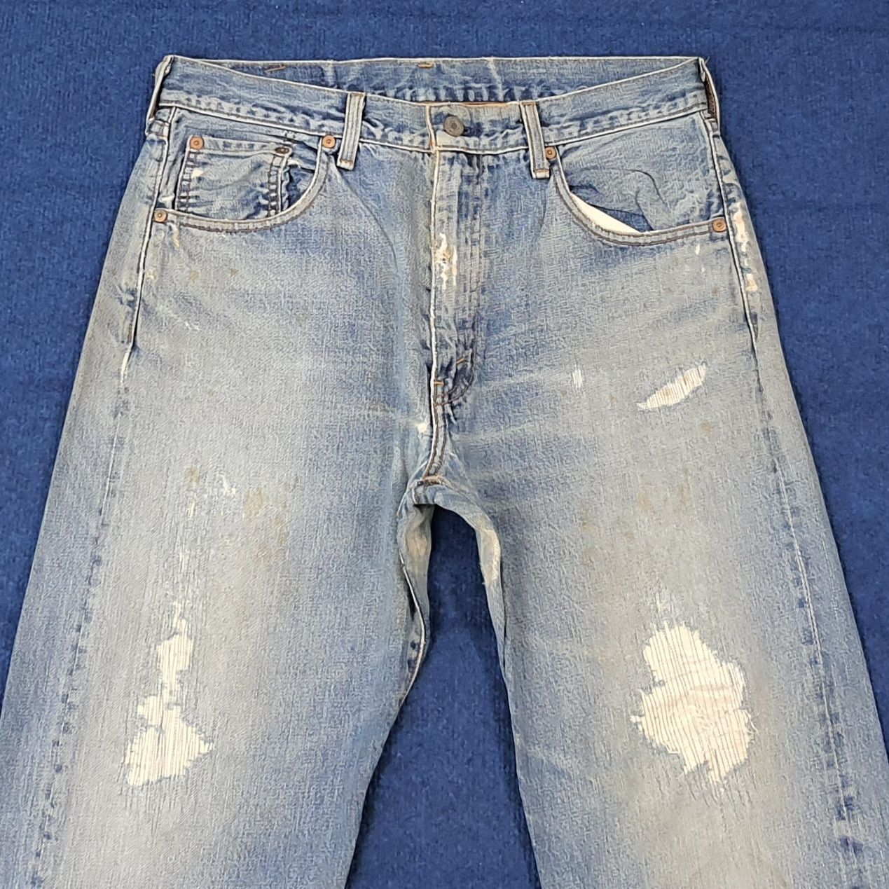 Levi's VINTAGE LEVI'S 502 Rare Redline Selvedge Denim Jeans C272N8 Size US 32 / EU 48 - 2 Thumbnail