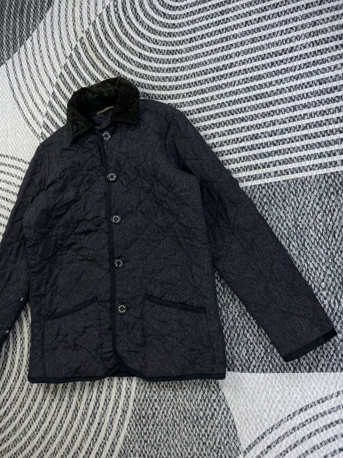 Mackintosh Vintage Mackintosh Quilted Wool Buttoned Jacket Size US M / EU 48-50 / 2 - 4 Thumbnail