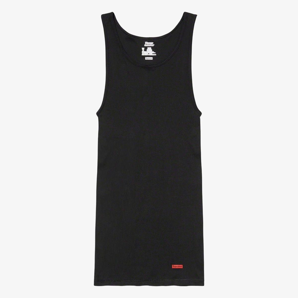 Hanes × Supreme Supreme x Hanes Tank Tops (3 Pack) Black Cotton Size XXL Size US XXL / EU 58 / 5 - 2 Thumbnail
