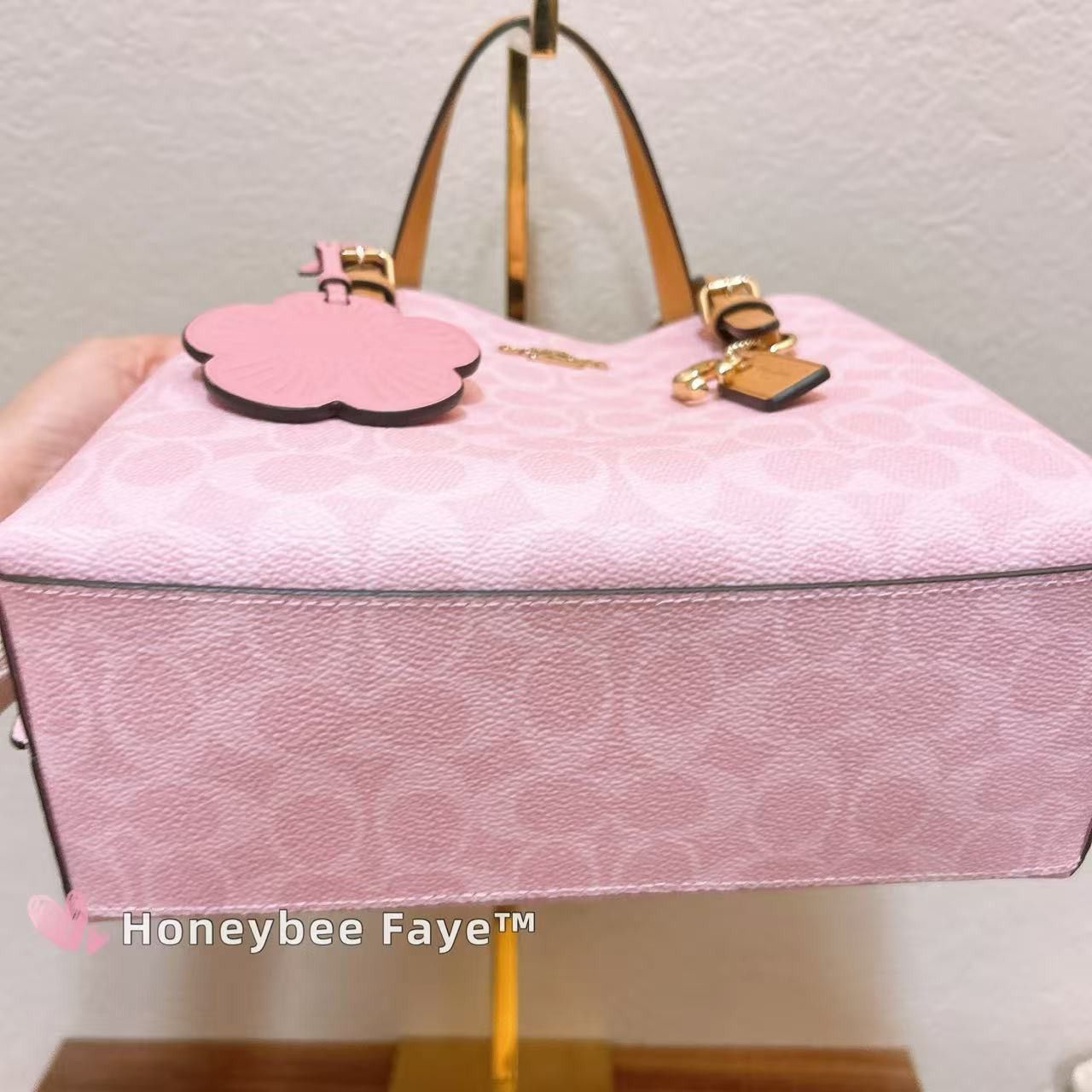 Coach Mollie Tote Bag 25 In Signature Canvas With Charms CER24 Size ONE SIZE - 5 Thumbnail