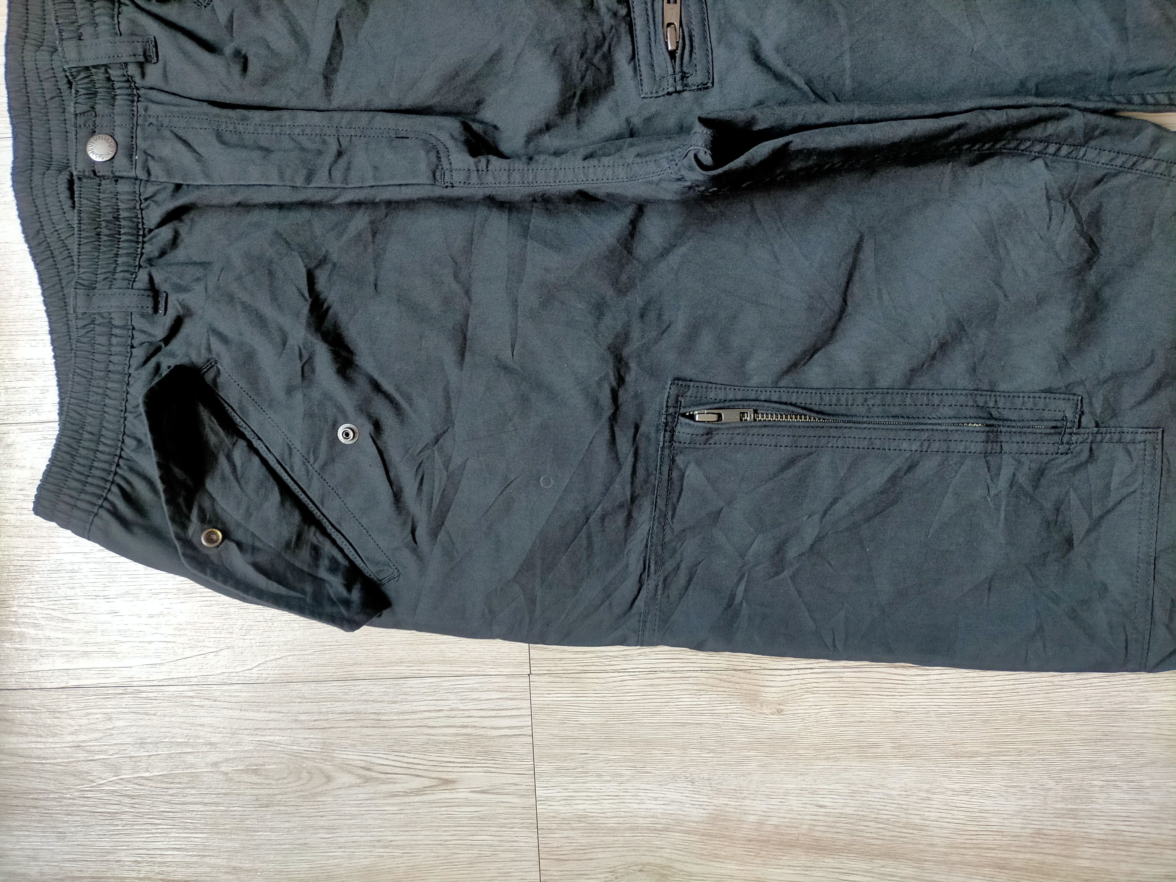 thisisneverthat Thisisneverthat Multipocket cargo Zipped black Pants Size US 32 / EU 48 - 6 Thumbnail