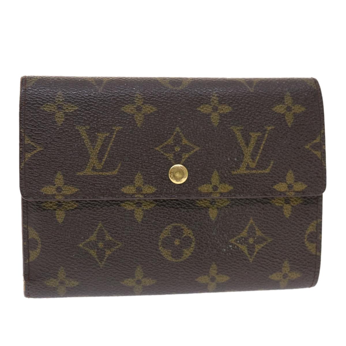 LOUIS VUITTON Tri-fold wallet M61202 Porto Tresol Etui Papie