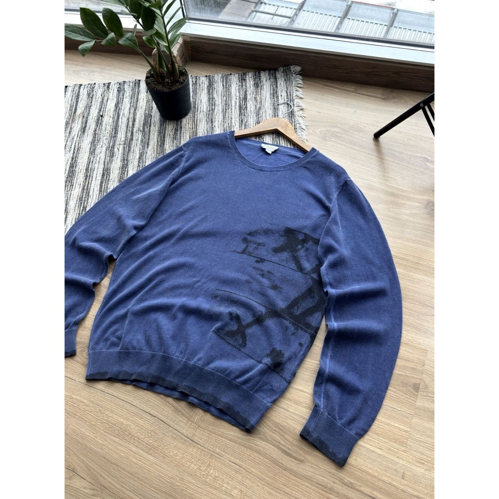 Diesel VINTAGE Diesel Sweater Men L Blue 90s Y2K Distressed Style Pullover Streetwear Fashion Size US L / EU 52-54 / 3 - 3 Thumbnail