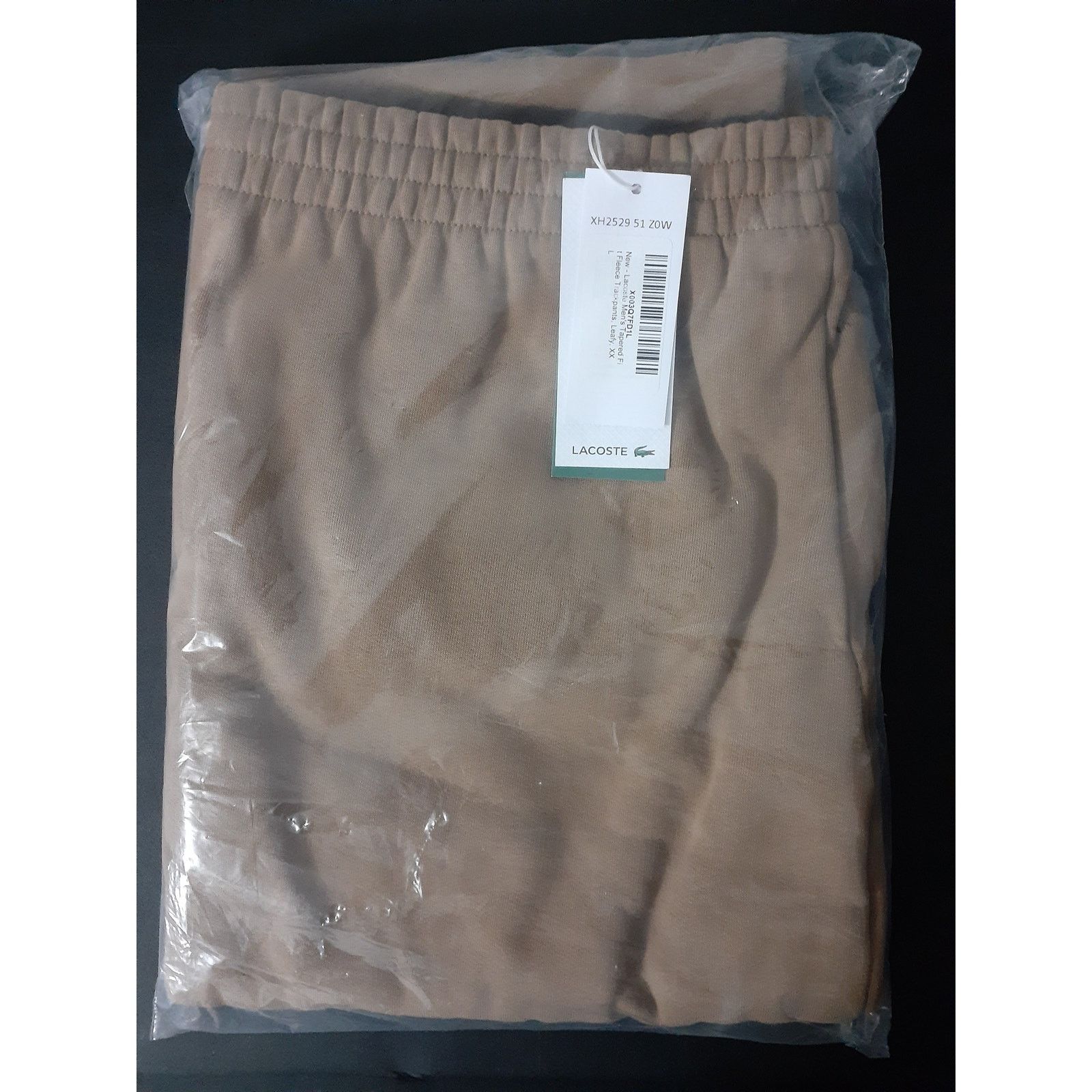Lacoste Lacoste Men's Solid Fleece Jogger Sweatpants Leafy 2XL Size US 36 / EU 52 - 2 Thumbnail