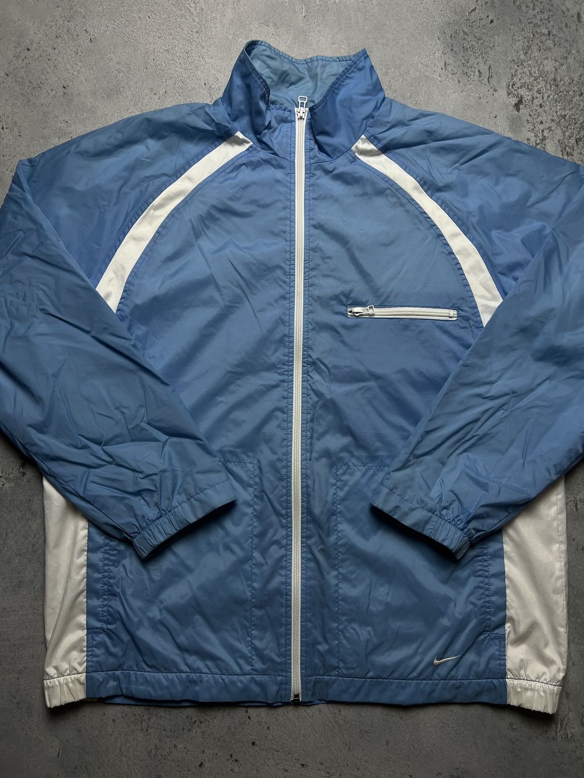 Nike 🇺🇸 Nike Vintage Zipper Jacket swoosh logo y2k 90s Zip-Up rare Size US L / EU 52-54 / 3 - 7 Thumbnail