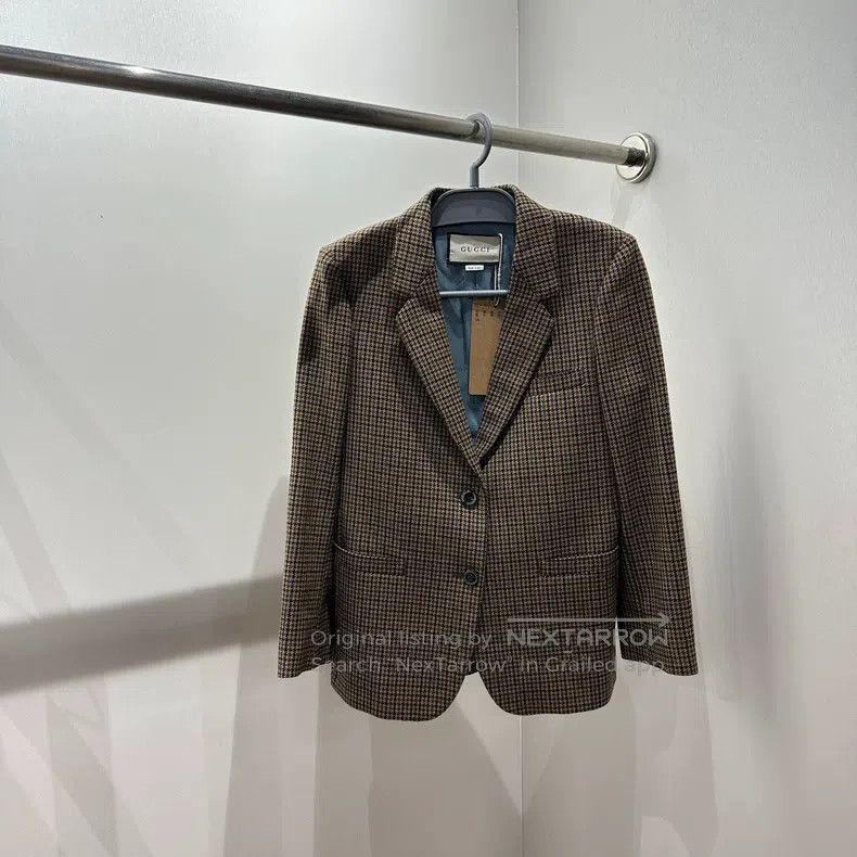 Gucci Gucci Plaid wool suit jacket Size XS / US 0-2 / IT 36-38 - 1 Thumbnail