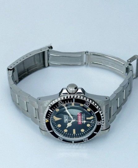 Japanese Brand Seiko Mod Submariner Comex Black Dial Oyster Steel Watch Size ONE SIZE - 4 Thumbnail