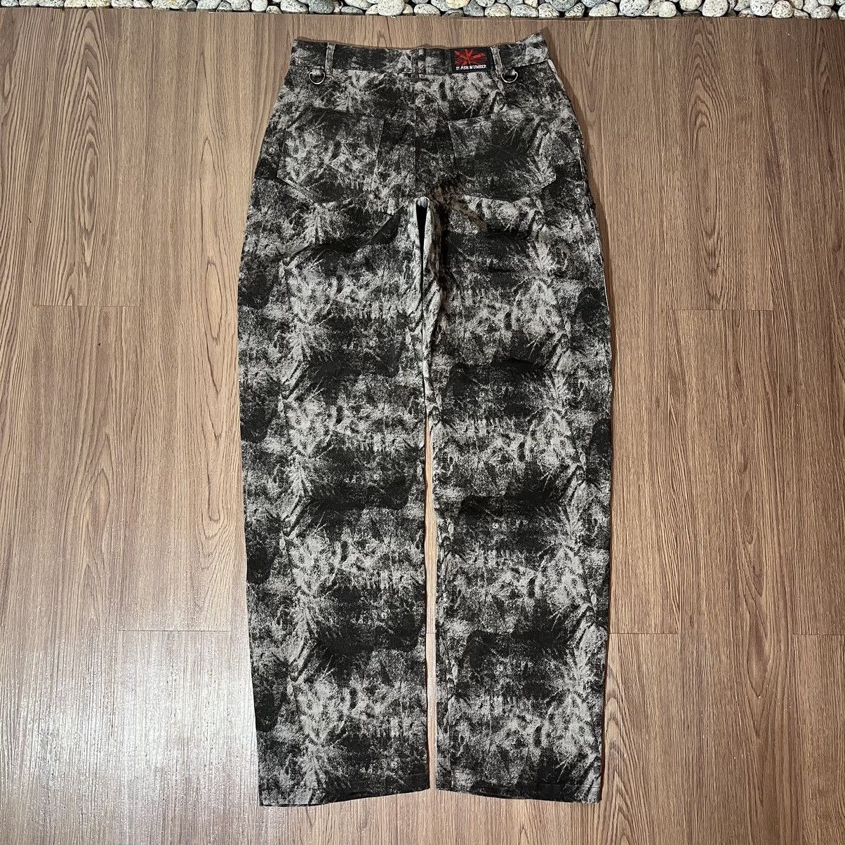 If Six Was Nine × Japanese Brand × Seditionaries Japanese Slash Number Punk Multizipper Washed Pants Size US 30 / EU 46 - 2 Thumbnail