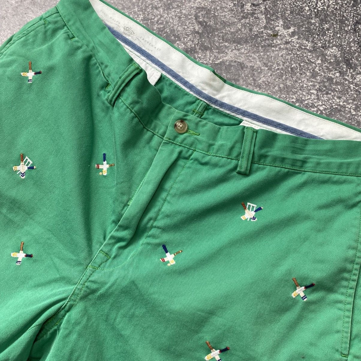 Vintage Vintage Polo Ralph Lauren monogrammed y2k Streetwear shorts Size US 34 / EU 50 - 4 Thumbnail