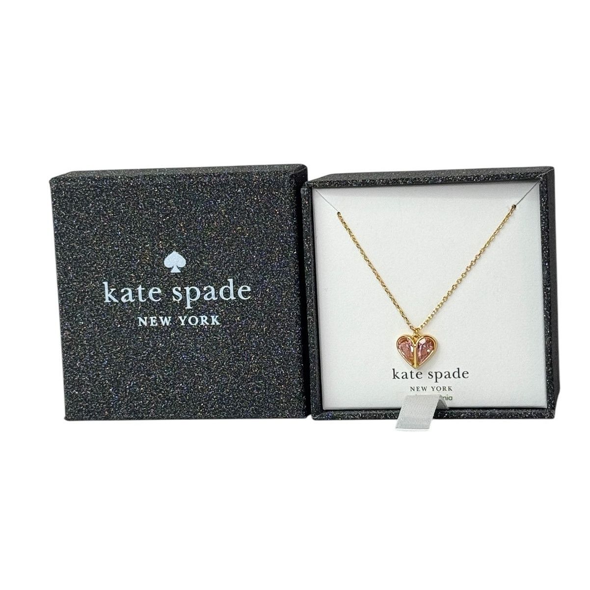 Kate Spade Kate Spade Cubic Zirconia Heart Mini Pendant Necklace Size ONE SIZE - 2 Thumbnail