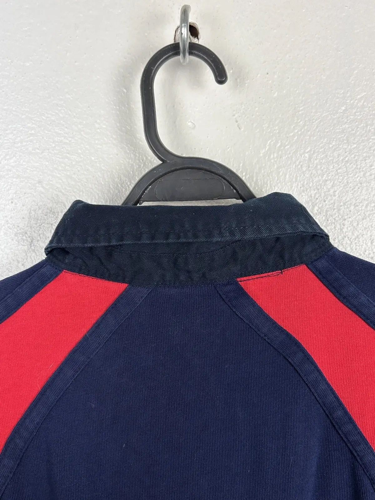 Vintage 00s Vintage Rugby Seves 2002 England Collared Long Sleeve Size US L / EU 52-54 / 3 - 8 Thumbnail
