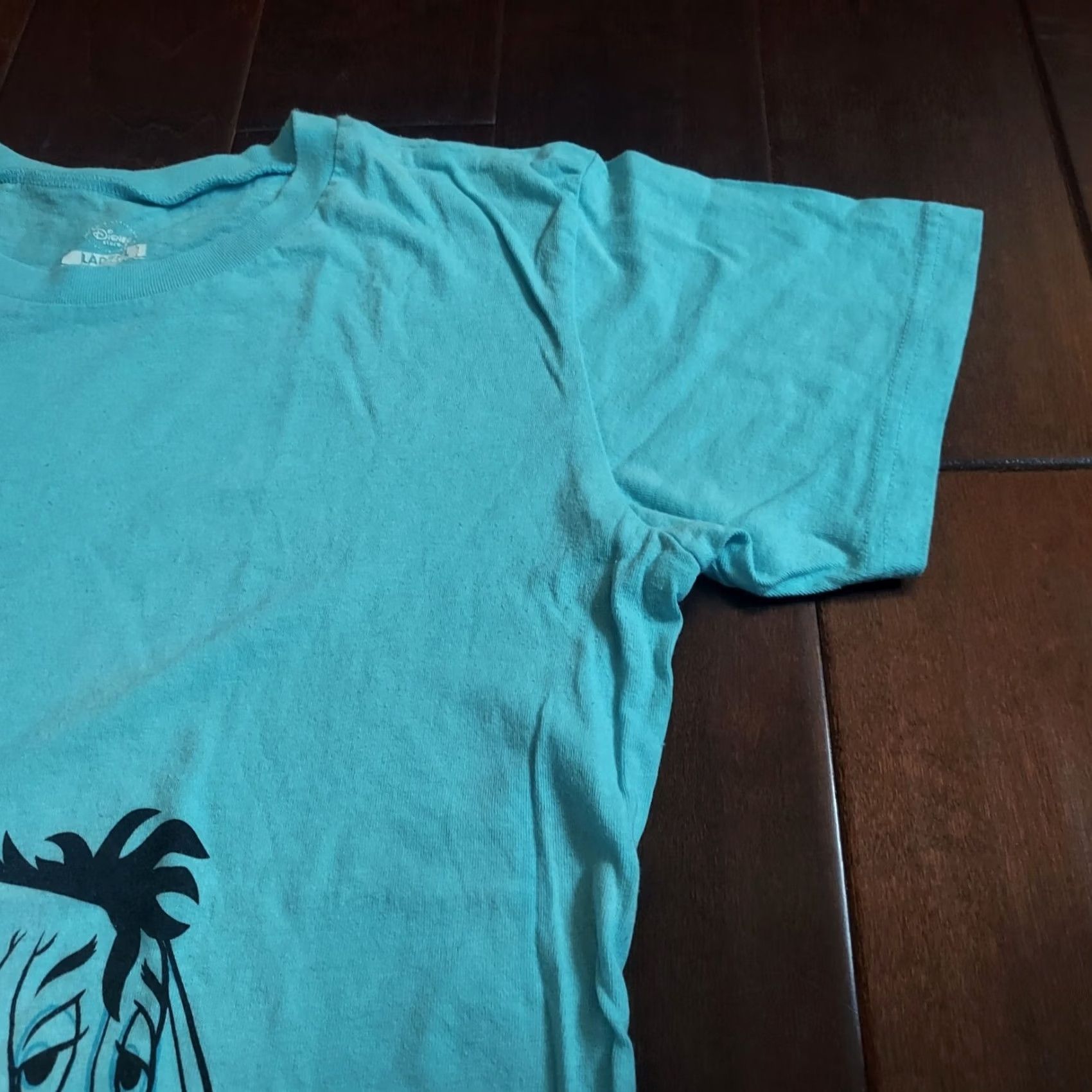 Disney Disney Women's T-Shirt Blue Short Sleeve Winnie The Pooh Eeyore Print Sz L Shirt Adult Regular 100% Cotton Casual 90s Classic Disney Store Size L / US 10 / IT 46 - 7 Thumbnail